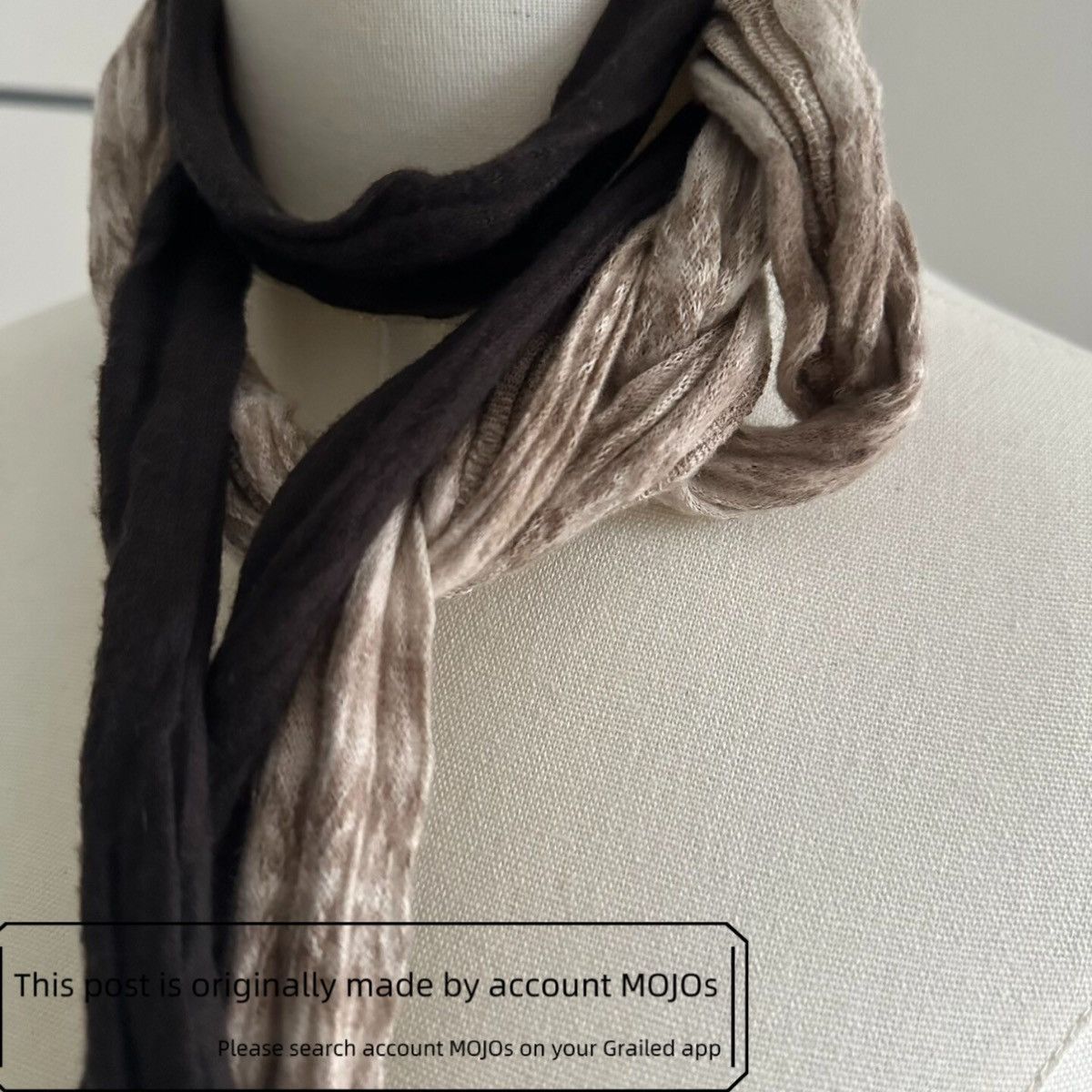 Number (N)ine Number Nine 08SS Double Scarf mojos997714 Size ONE SIZE - 4 Thumbnail