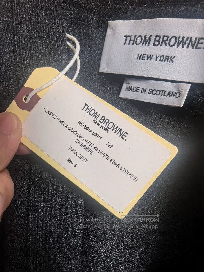 Thom Browne Thom Browne Cashmere Vest Cardigan Size US L / EU 52-54 / 3 - 6 Thumbnail