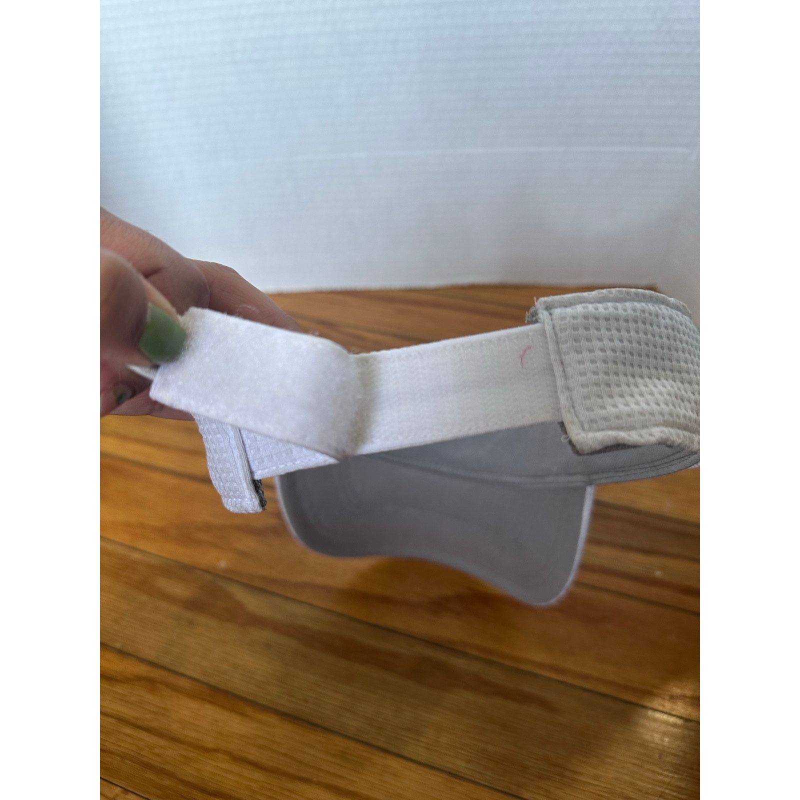 Nike Nike White Tcu Horned Frogs Tech Football Visor Size ONE SIZE - 6 Thumbnail