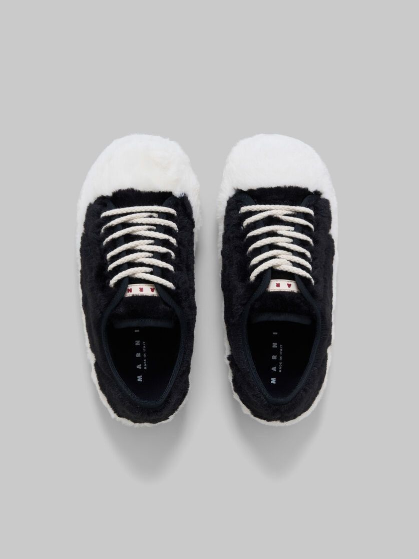 Marni o1f1d3z1025 Teddy Tennis Sneakers in Black/White Size US 9 / IT 39 - 4 Thumbnail