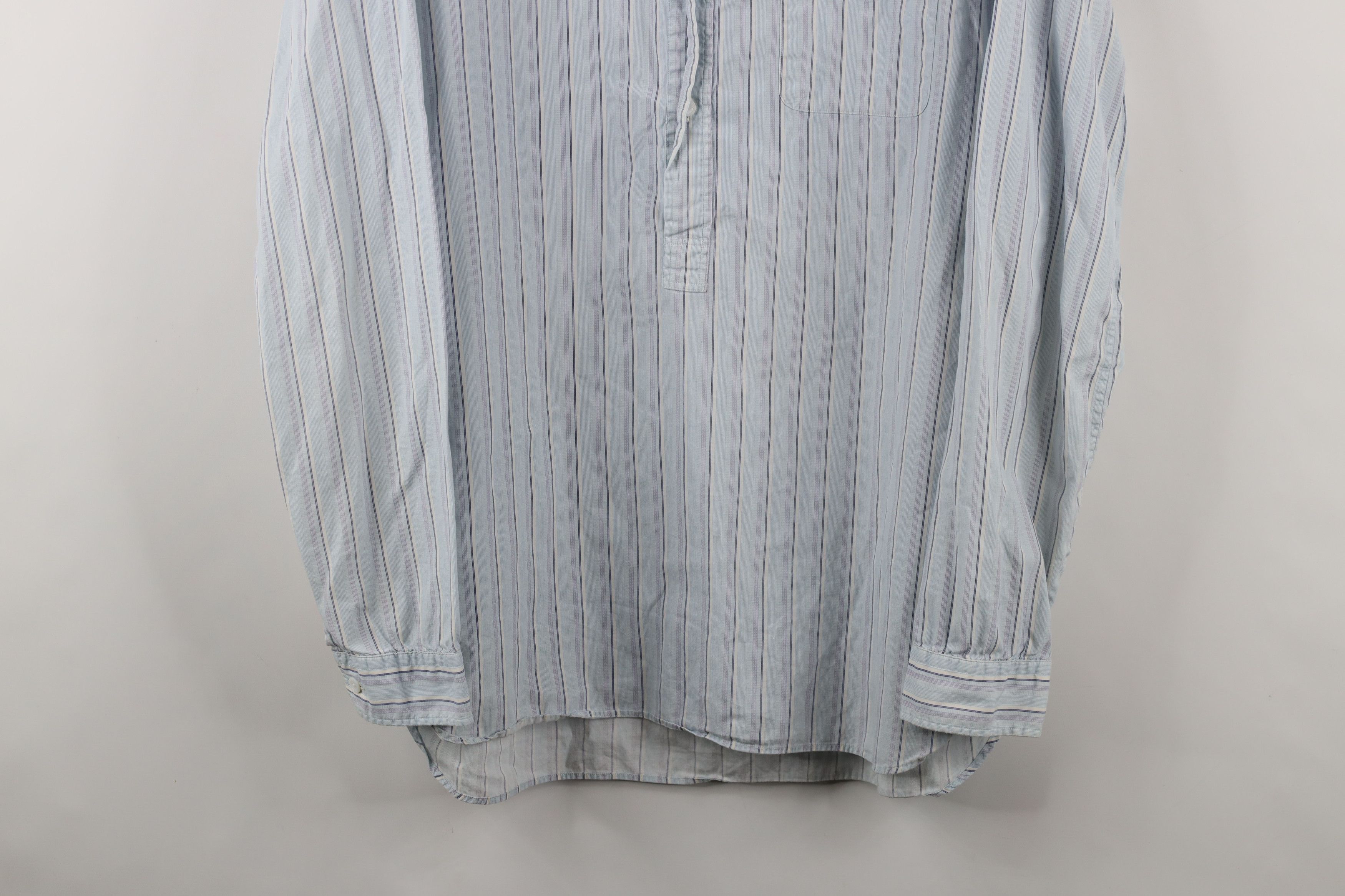 Ralph Lauren × Vintage Vintage 90s Ralph Lauren Collar Button Down Polo Shirt Size US L / EU 52-54 / 3 - 3 Thumbnail