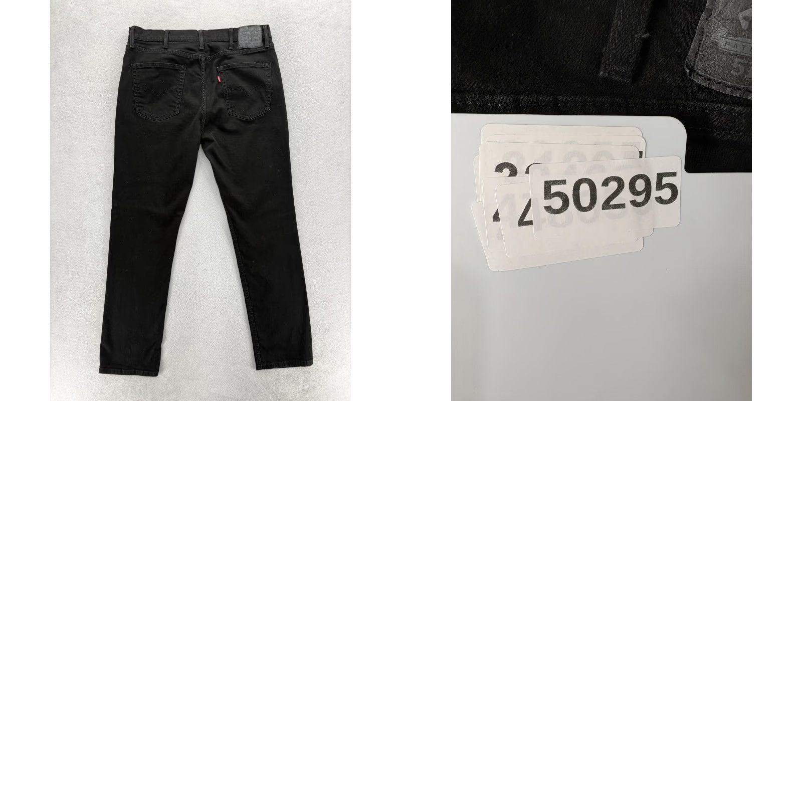 Levi's Levis 511 Jeans Mens 38x32 Black Dark Wash Slim Straight Stretch Denim Casual Size US 38 / EU 54 - 9 Thumbnail