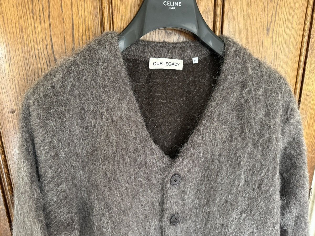 Our Legacy Grail Our Legacy mole grey mohair cardigan 44 grail Size US M / EU 48-50 / 2 - 10 Thumbnail