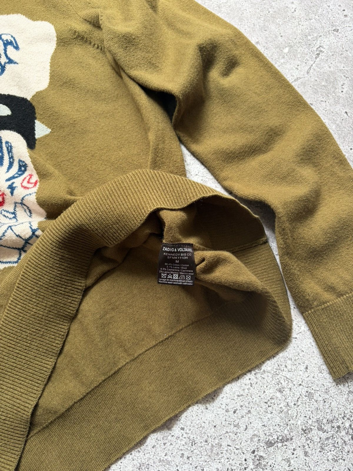Zadig & Voltaire Zadig & Voltaire Olive Arm Printed Paris Top Blouse Size US M / EU 48-50 / 2 - 6 Thumbnail