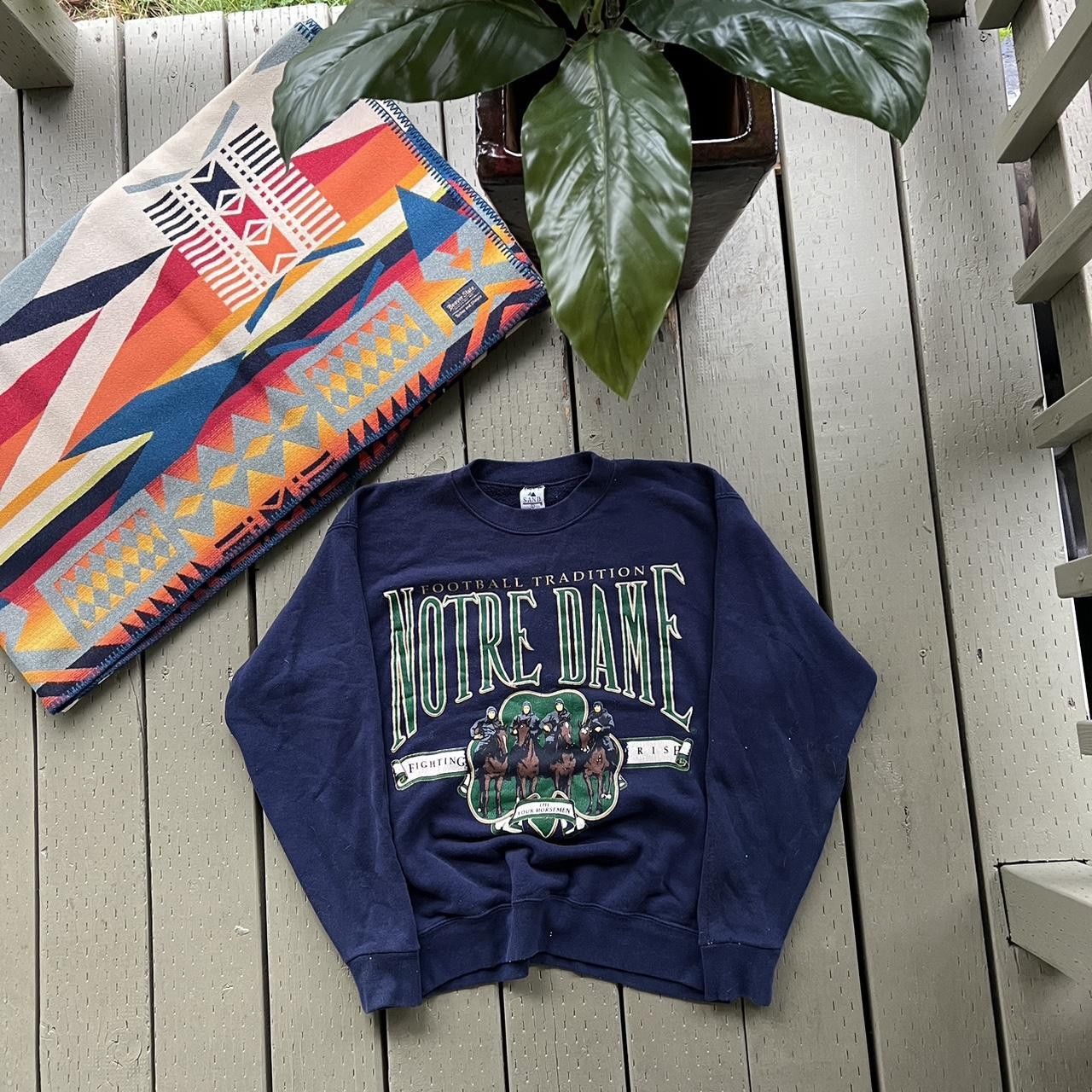 Vintage Vintage Notre Dame Sweater Sweatshirt Size US L / EU 52-54 / 3 - 2 Thumbnail