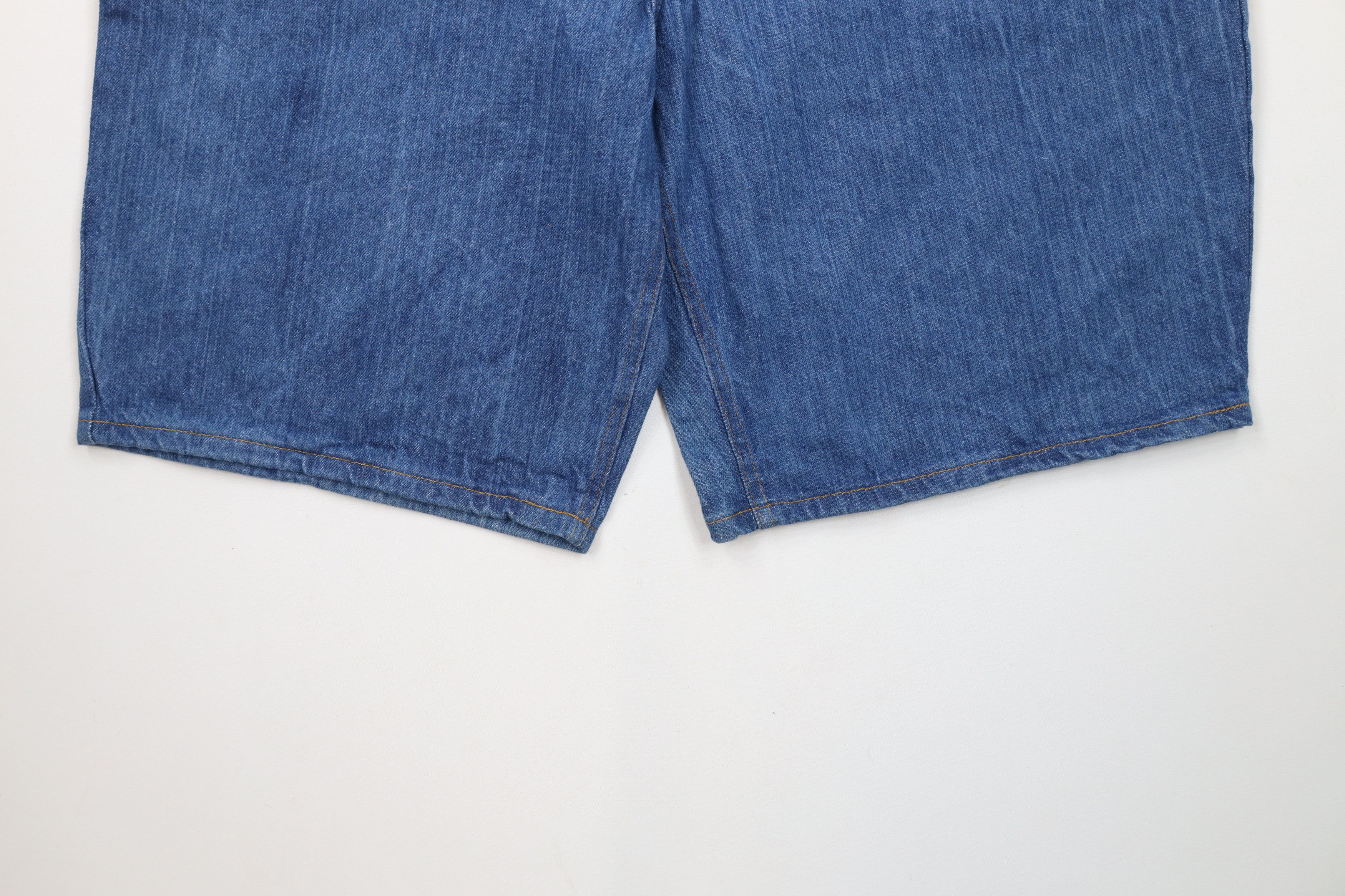 Vintage Deadstock Vintage 90s Streetwear Denim Jean Shorts Jorts Size US 40 / EU 56 - 4 Thumbnail