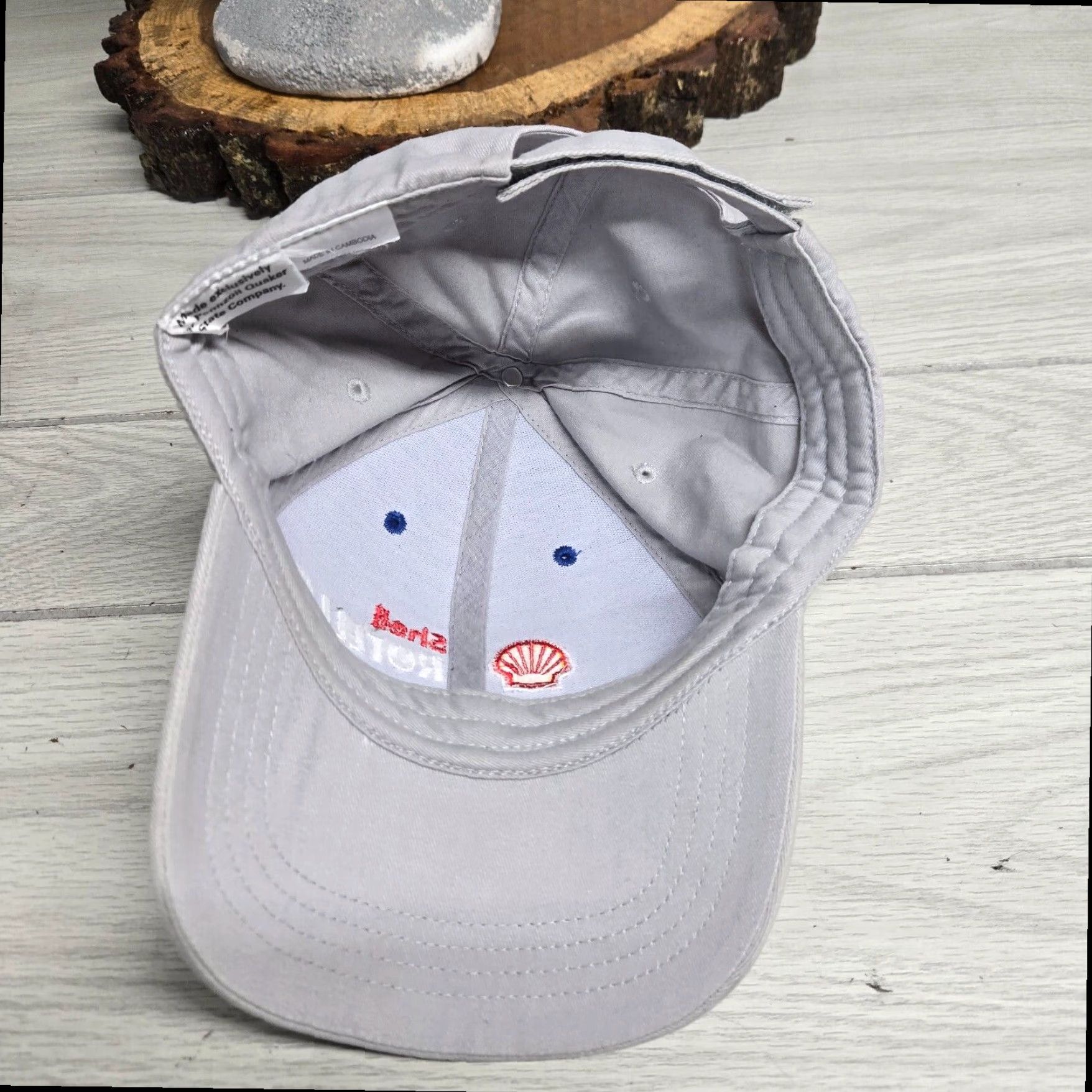 Vintage Shell Rotella Gray Baseball Cap Hat Adult One Size Adjustable Strapback Size ONE SIZE - 6 Thumbnail