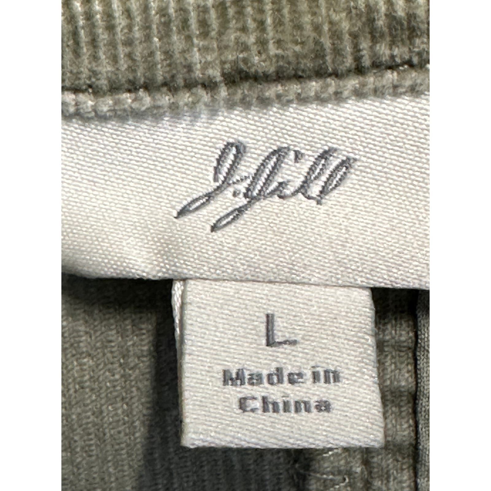 Designer J. Jill Corduroy Green Jacket women size L Size L / US 10 / IT 46 - 5 Thumbnail