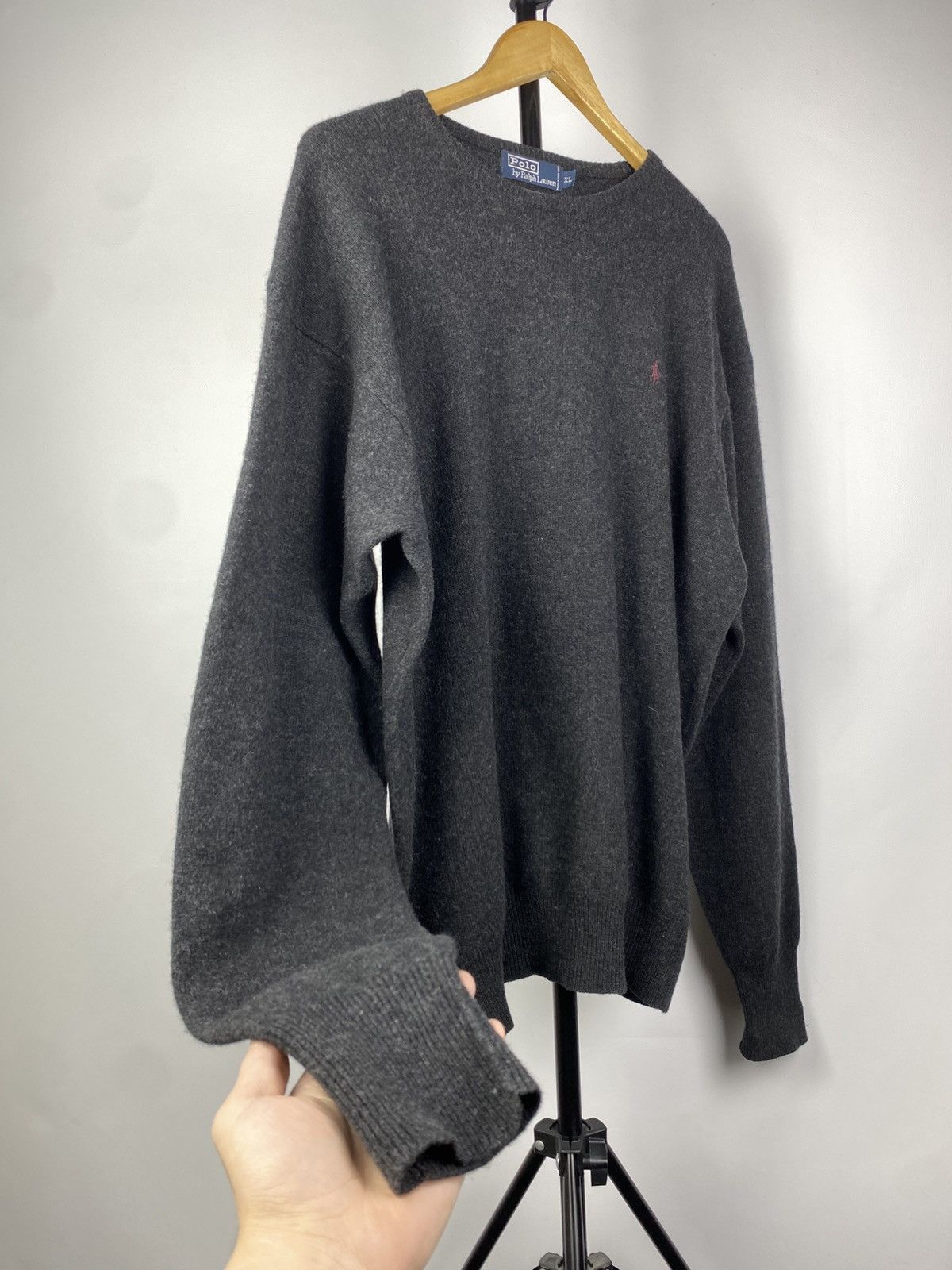 Polo Ralph Lauren × Vintage Vintage 90s Polo Ralph Lauren Wool Crewneck Sweater Pullover Size US XL / EU 56 / 4 - 2 Thumbnail