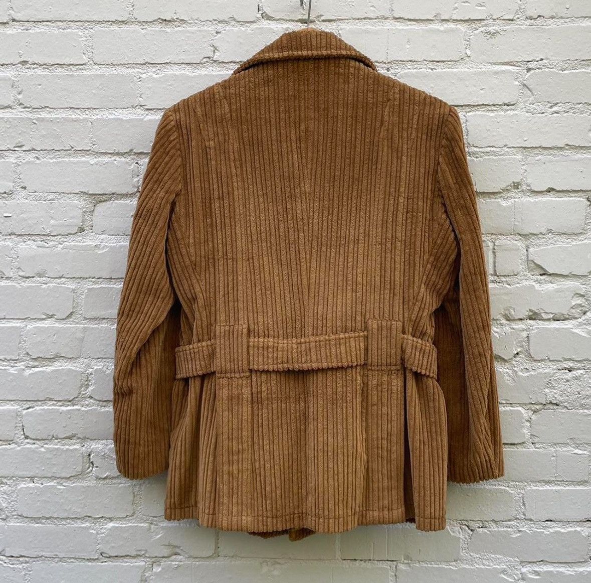 Vintage Vintage 1950s Corduroy Belted Jacket Size US M / EU 48-50 / 2 - 2 Thumbnail