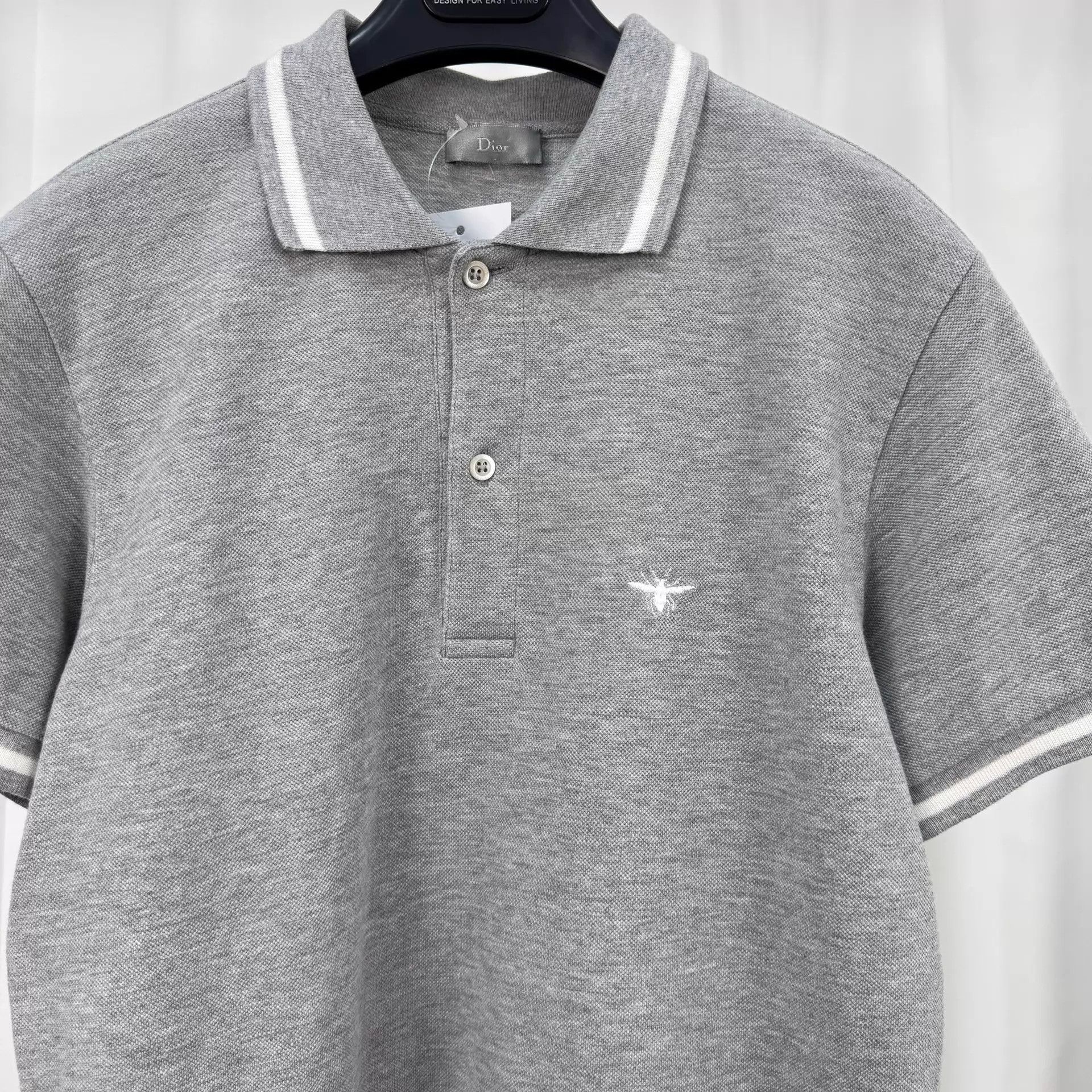 Dior Dior Embroidered Bee Polo Short Sleeve 48 99 New Size US M / EU 48-50 / 2 - 3 Thumbnail