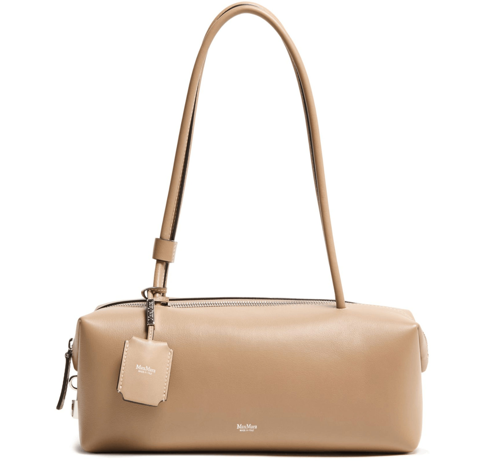 Max Mara MAX MARA Holdall Beige Leather Shoulder Bag New/Authentic Size ONE SIZE - 1 Thumbnail