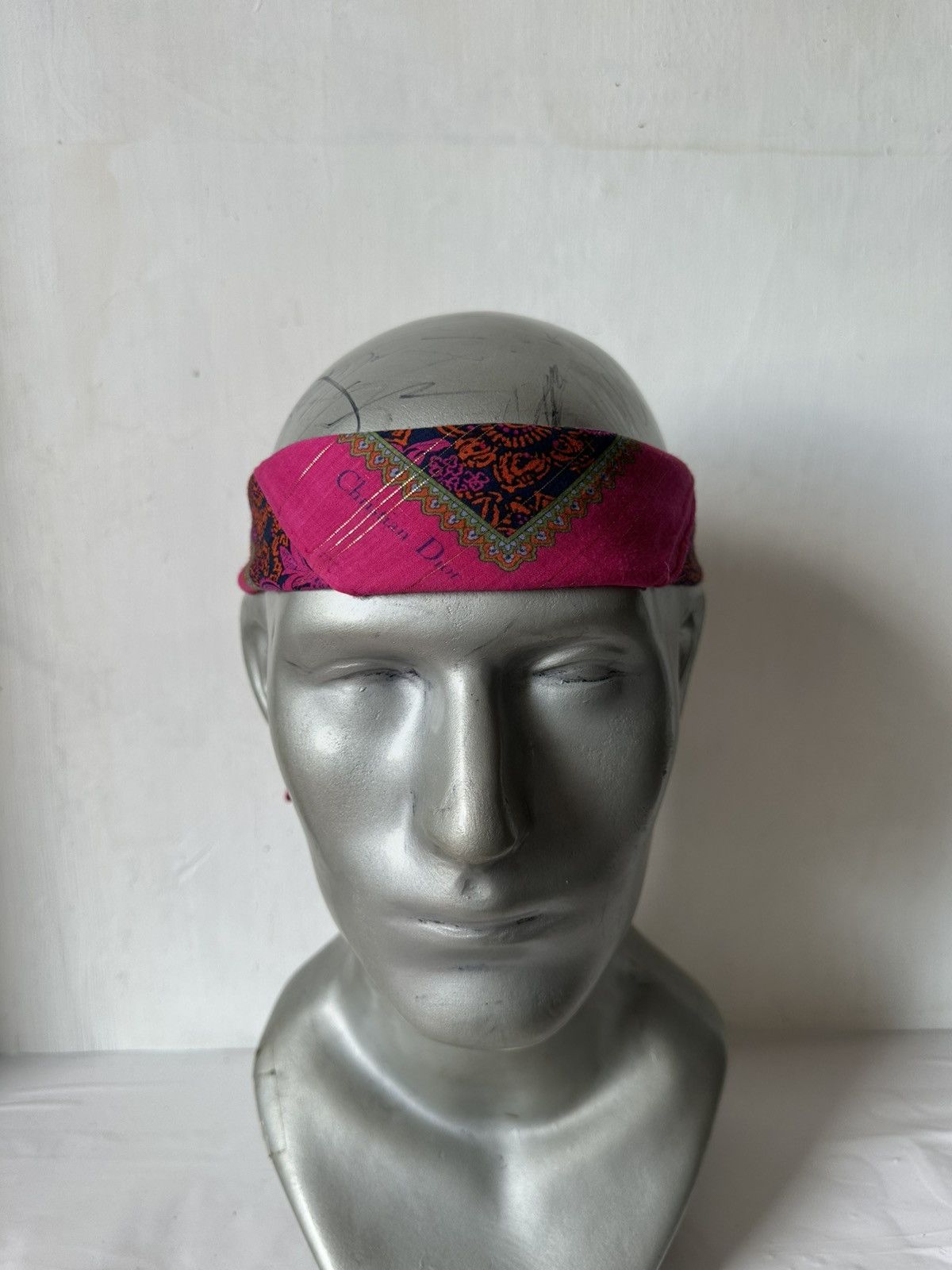 Vintage Vintage Christian Dior Handkerchief/ Neckerchief/ Bandana Size ONE SIZE - 16 Thumbnail