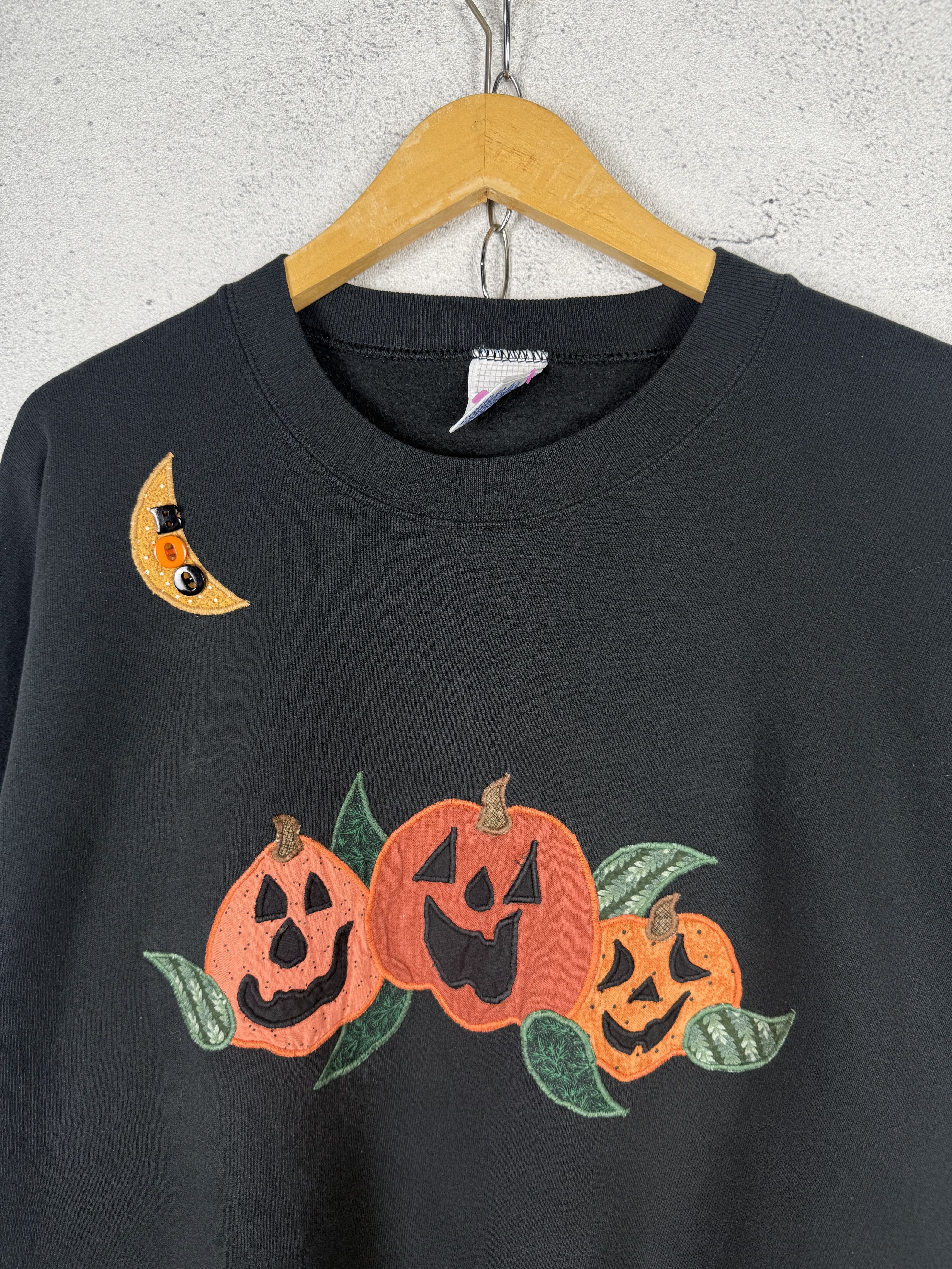 Vintage Vintage Halloween Pumpkin Sweatshirt Crewneck Size US XXL / EU 58 / 5 - 3 Thumbnail