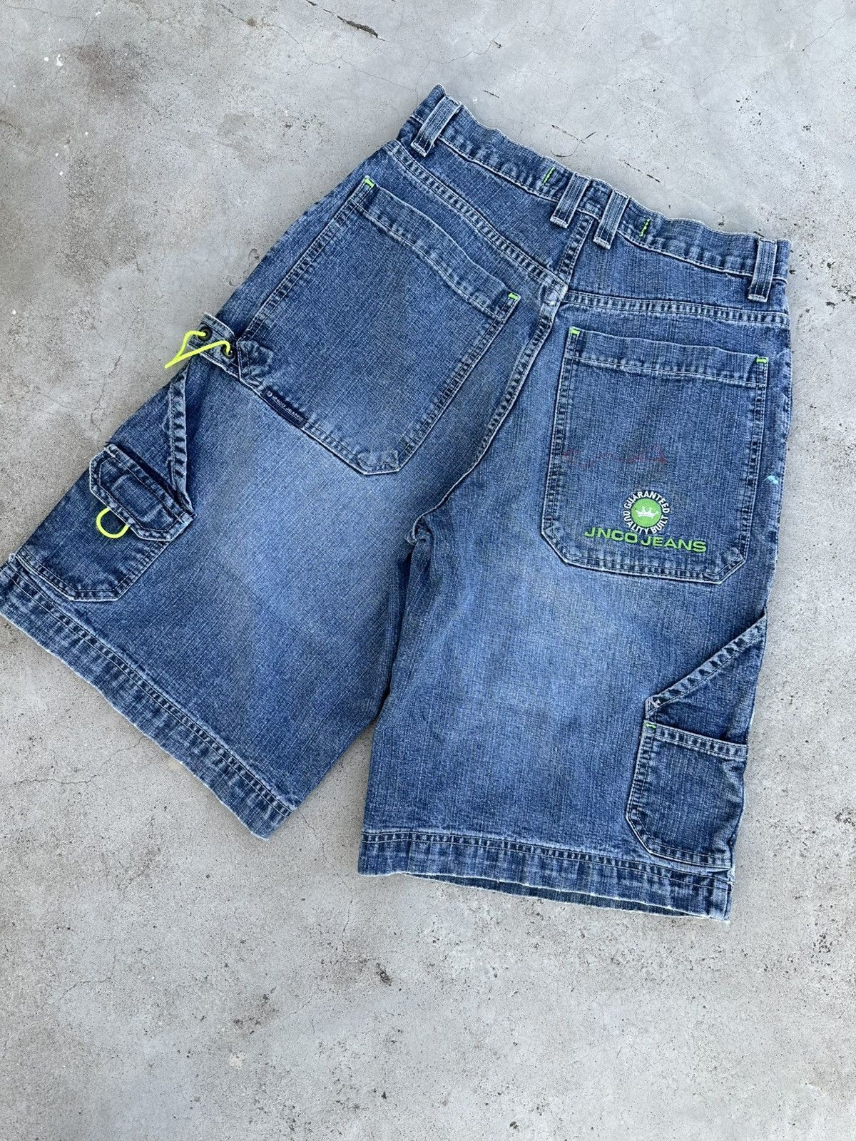 JNCO × Vintage Vintage JNCO Jeans Baggy Denim Shorts Size US 31 - 2 Thumbnail