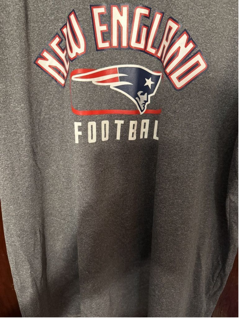 The Unbranded Brand New England Patriots T-Shirt Men XXL Gray Dri-Fit Size US XXL / EU 58 / 5 - 4 Thumbnail