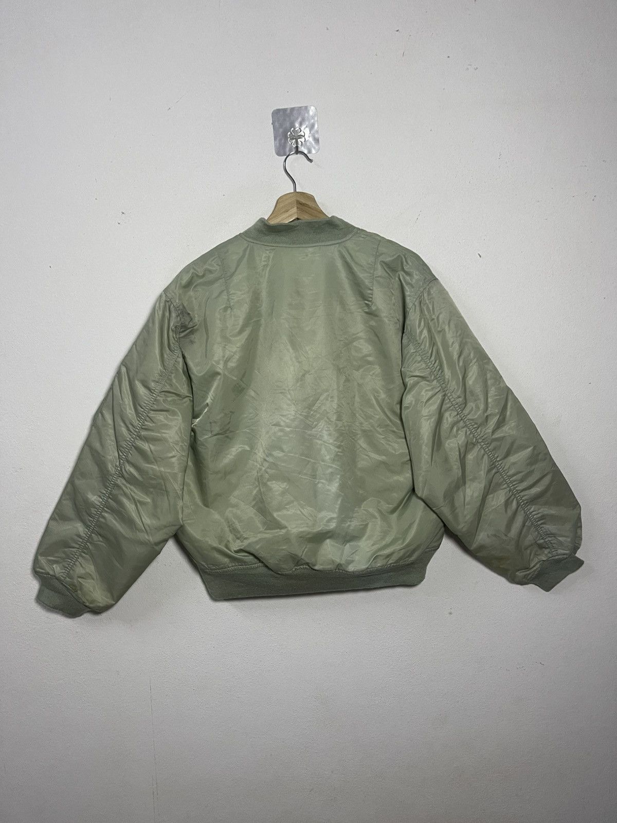 Vintage Vintage Warm Heart Reversible MA-1 Military Bomber Jacket Size US L / EU 52-54 / 3 - 8 Thumbnail