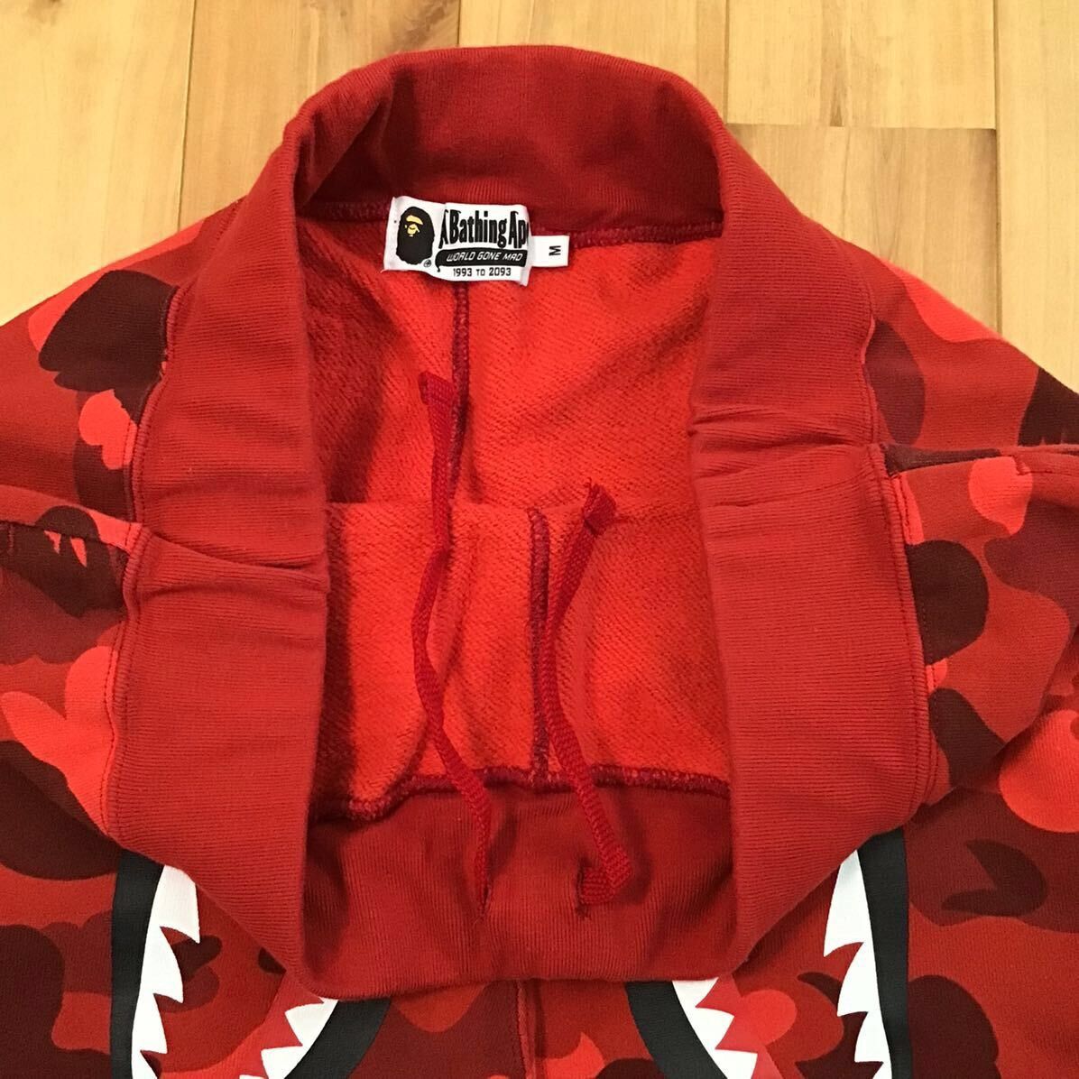 Bape BAPE Red camo shark sweat pants a bathing ape ★size M Size US 32 / EU 48 - 6 Thumbnail