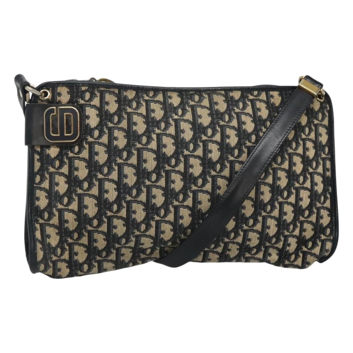 Dior Christian Dior Vintage Trotter Shoulder Bag Canvas Size ONE SIZE - 1 Thumbnail