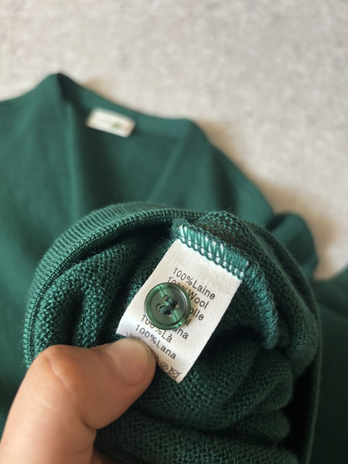 Vintage VINTAGE LACOSTE CHEMISE CARDIGAN Size US XL / EU 56 / 4 - 4 Thumbnail