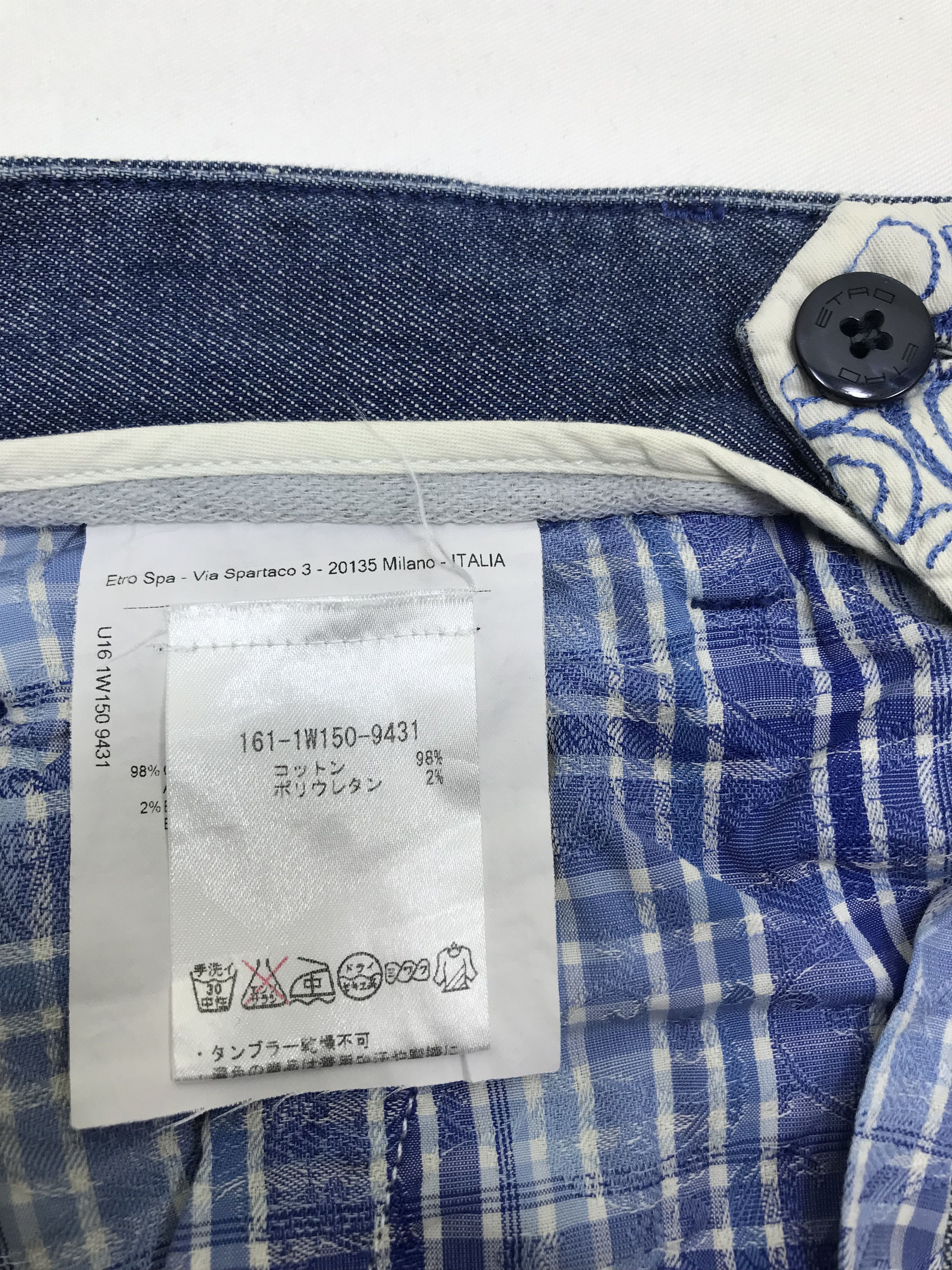 Etro Vintage Etro Italian Designers Pants Jeans Size US 36 / EU 52 - 14 Thumbnail