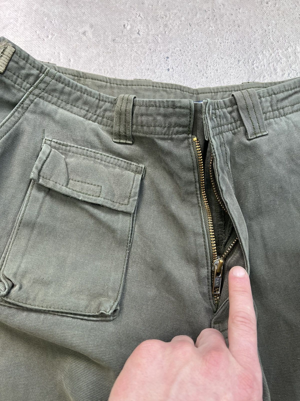 14th Addiction × Japanese Brand × Le Grande Bleu (L.G.B.) Junya Watanabe G Star Style Raw Bondage GOA Cargo Pants Size US 32 / EU 48 - 8 Thumbnail