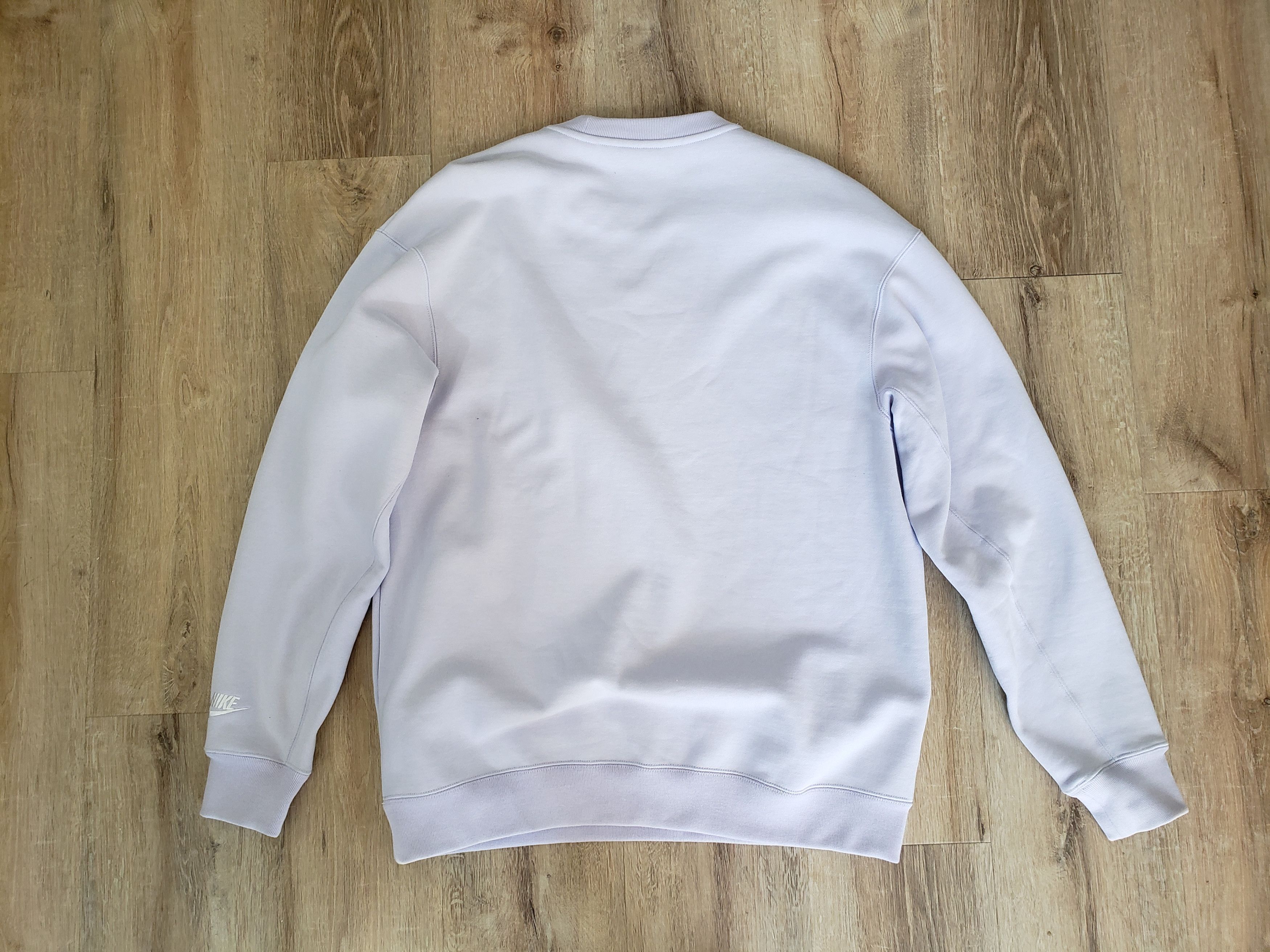 Nike Nike Just Do It Heavyweight Crew Sweat Lavender Mist & White Size US M / EU 48-50 / 2 - 2 Thumbnail