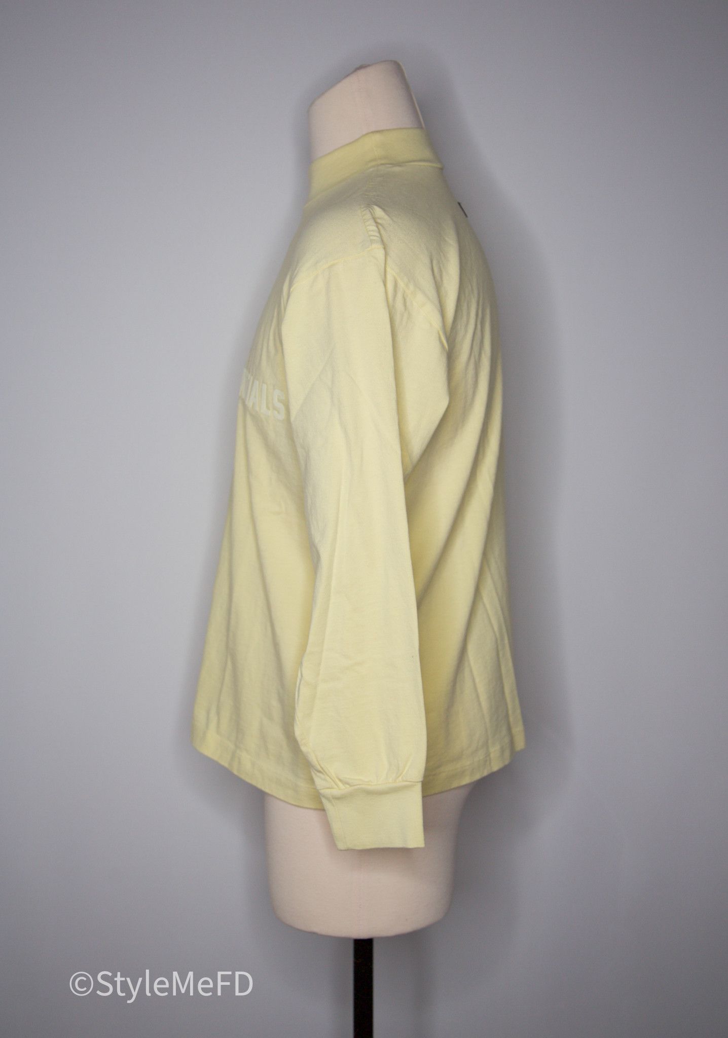 Essentials Men's ESSENTIALS by Fear of God Yellow Mock Neck Long Sleeve Size US XXS / EU 40 - 2 Thumbnail