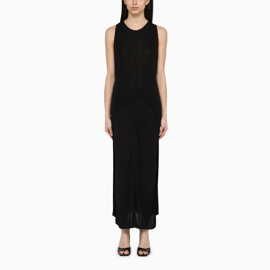 Philosophy di Lorenzo Serafini o1d2blof0924 Midi Dress in Black Size M / US 6-8 / IT 42-44 - 1 Thumbnail