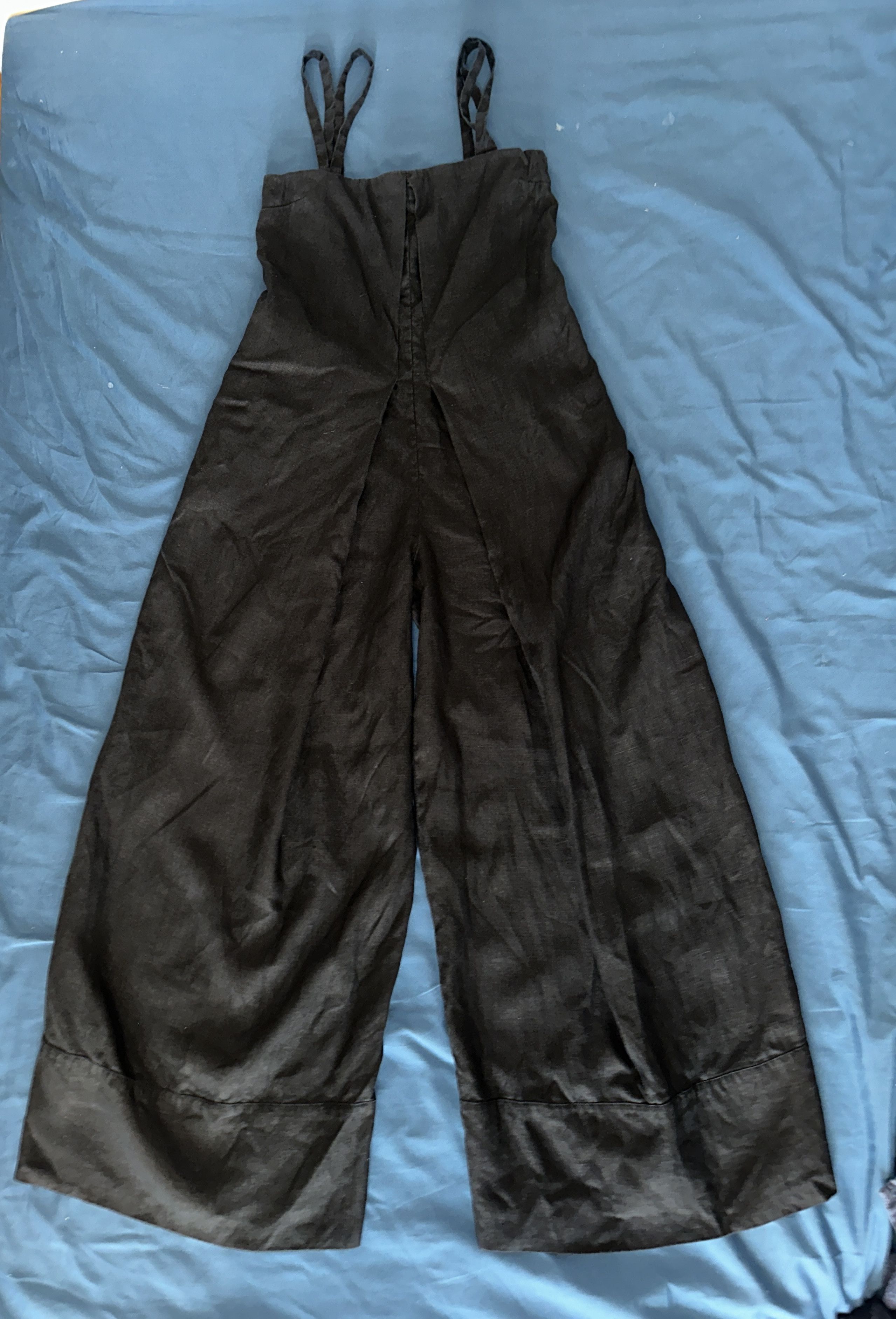 Massimo Dutti Massimo Dutti Black linen jumpsuit Size 32" / US 10 / IT 46 - 1 Thumbnail