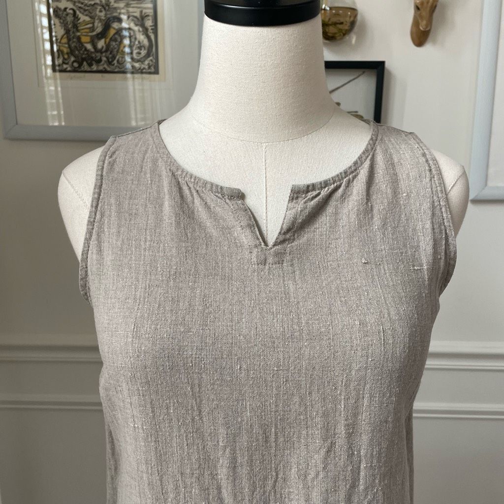 Other Fog Linen Work Flax Sleeveless Maxi Dress $250 S Size S / US 4 / IT 40 - 2 Thumbnail