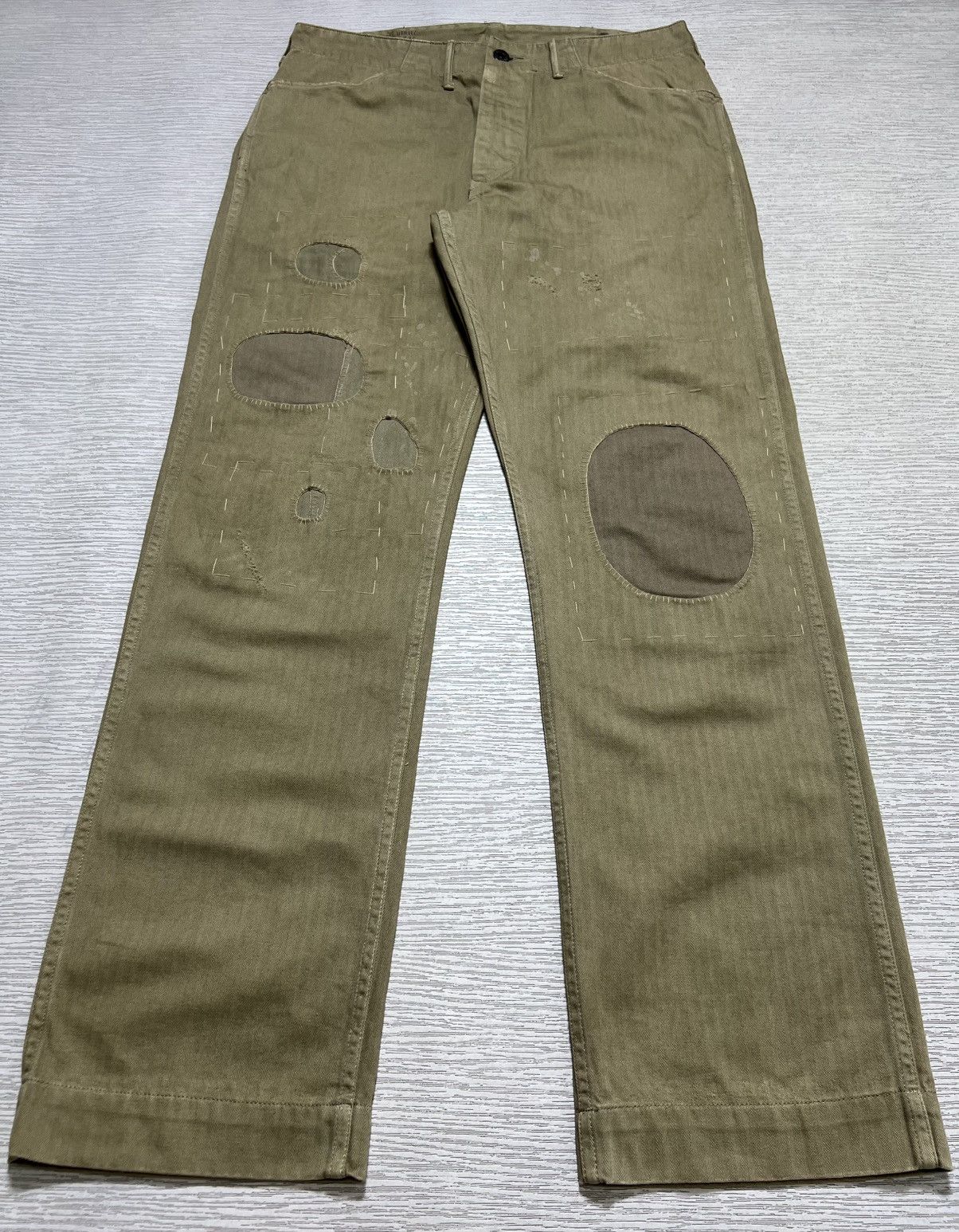 RRL Ralph Lauren RRL Ralph Lauren - Double RL U.S Military Distressed Pants Size US 30 / EU 46 - 8 Thumbnail
