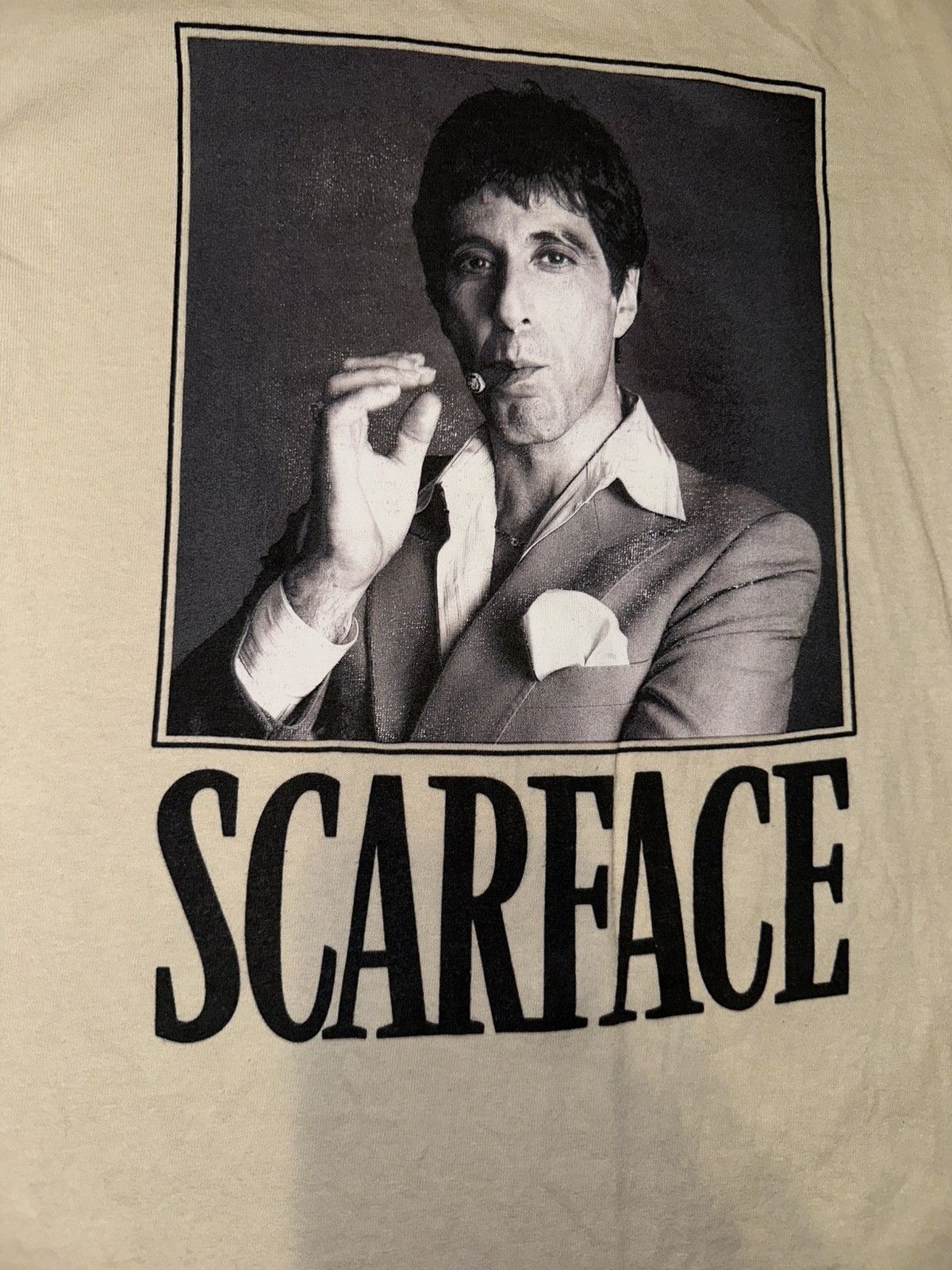 Other SCARFACE Tony Montana Men's small beige T- Shirt Size US S / EU 44-46 / 1 - 3 Thumbnail