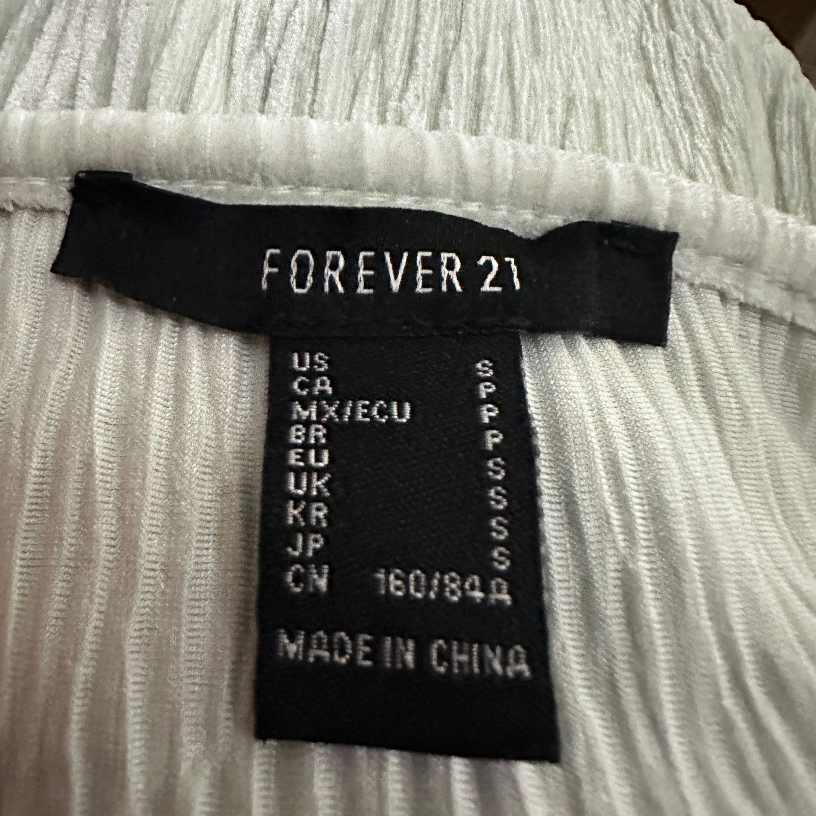 Forever 21 F21 Ribbed Light Blue Body Suit Size S / US 4 / IT 40 - 12 Thumbnail
