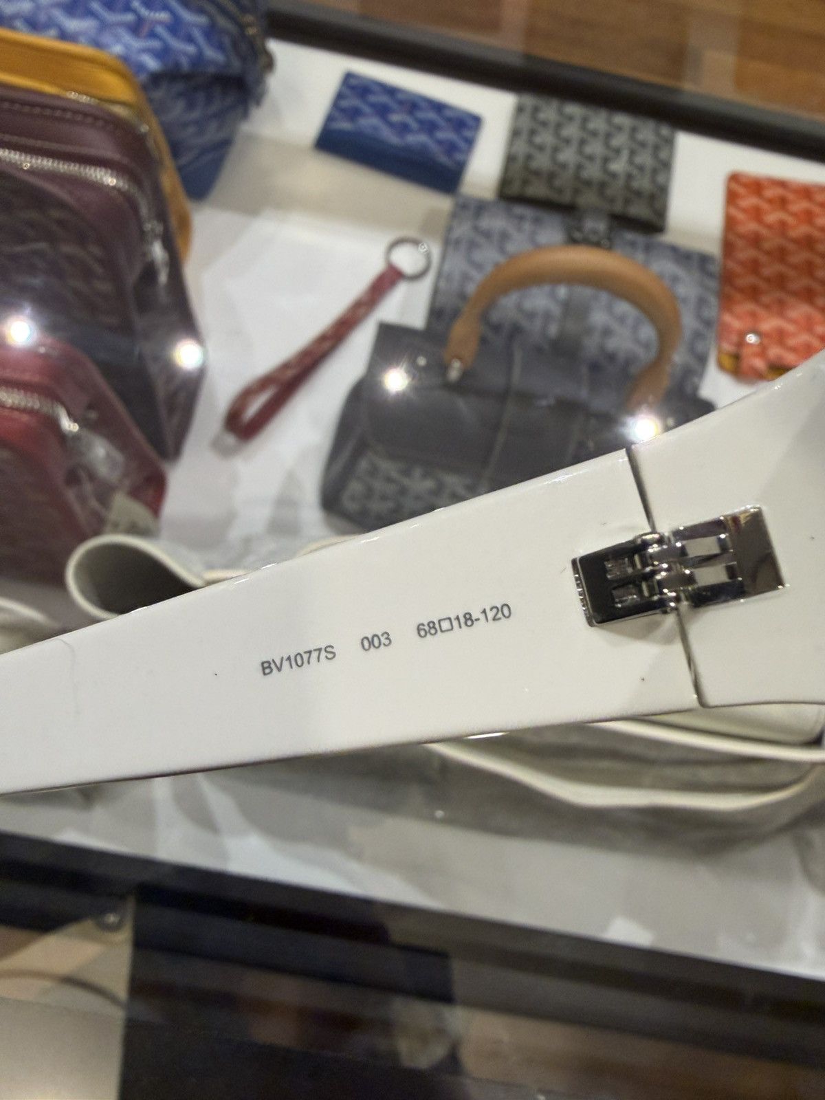 Bottega Veneta Bottega Veneta White Sunglasses Size ONE SIZE - 7 Thumbnail
