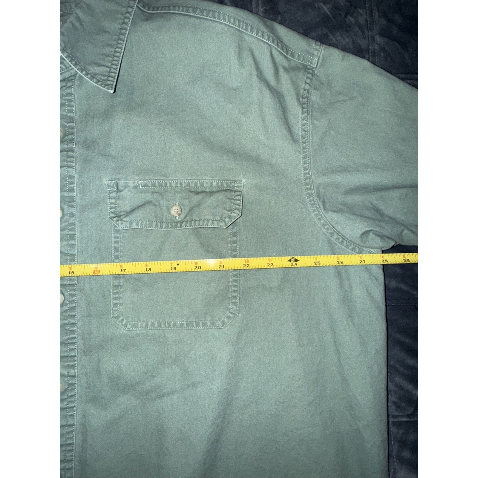 L.L. Bean LL Bean Men's 2XL Tall Button-up Board Shirt Sage Green Size US XXL / EU 58 / 5 - 5 Thumbnail