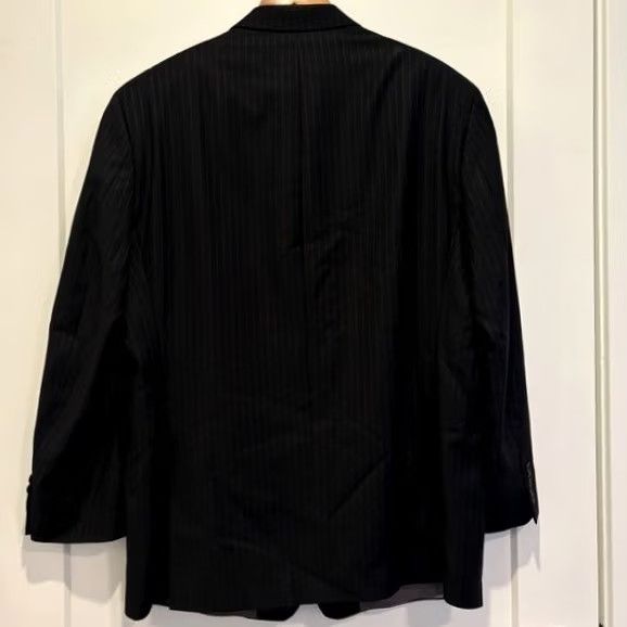 Calvin Klein Calvin Klein Men's Wool Blazer Black Jacket Size 44R Size 44R - 7 Thumbnail