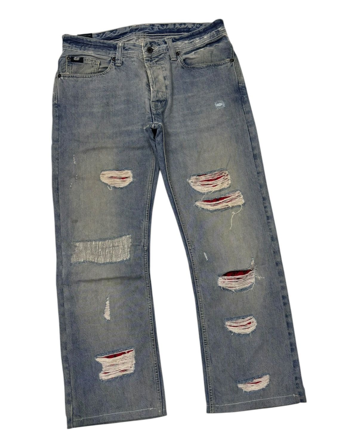 55DSL × Diesel 🔥VINTAGE 55DSL DISTRESSED DENIM JEANS Size US 33 - 5 Thumbnail