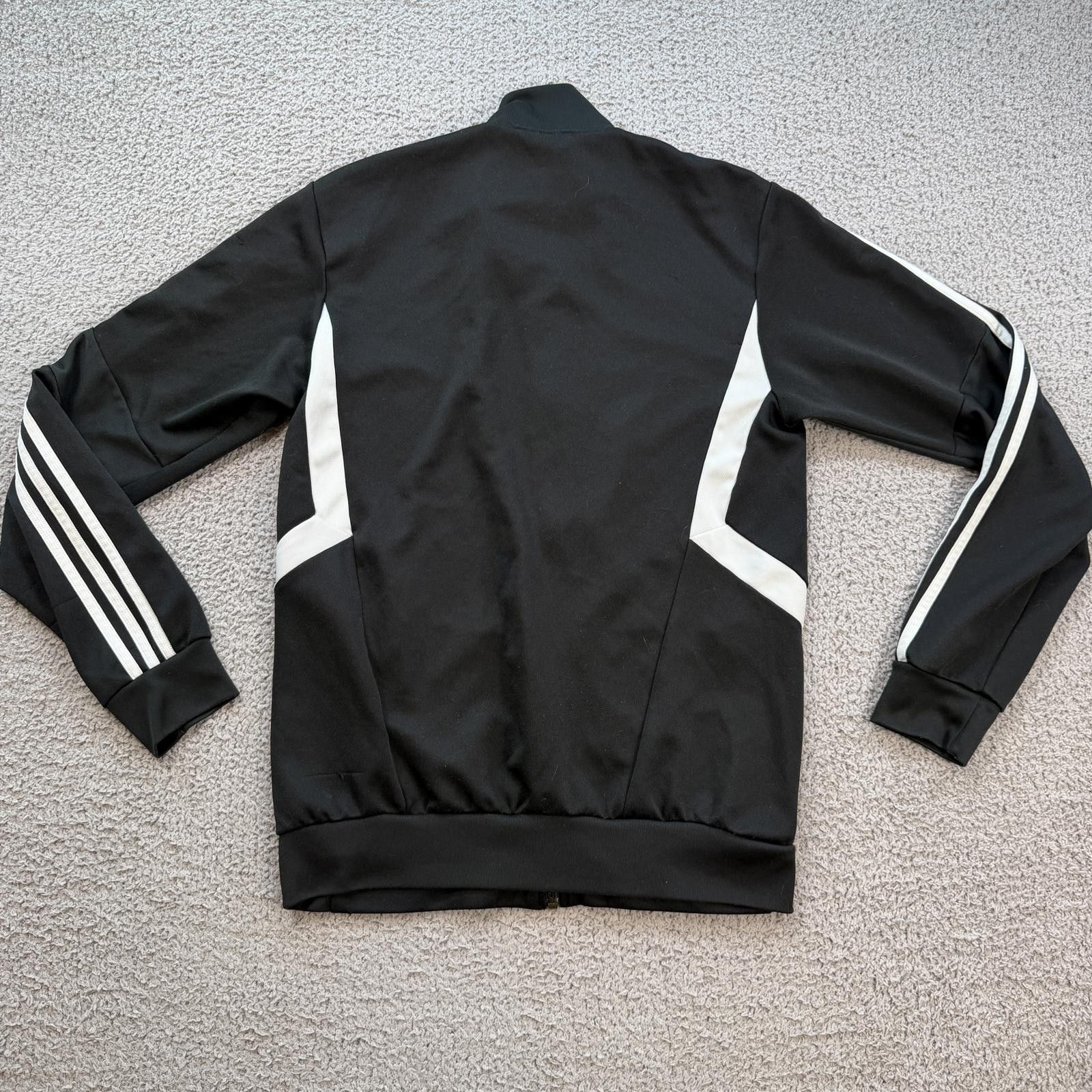 Adidas Adidas Climalite Black Track Jacket Full Zip 3 Stripe Mens S Size US S / EU 44-46 / 1 - 2 Thumbnail
