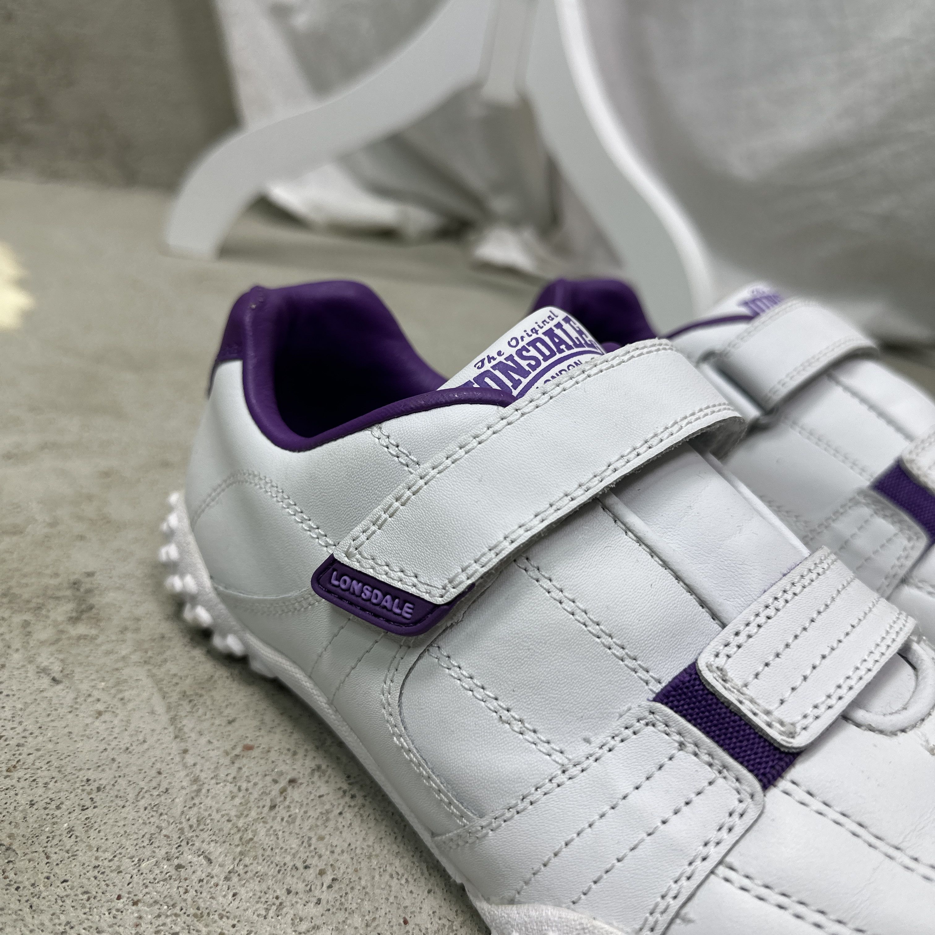 Lonsdale Vintage Streetwear Sporty Leather Lonsdale Straped Sneakers Size US 6.5 / EU 39-40 - 6 Thumbnail