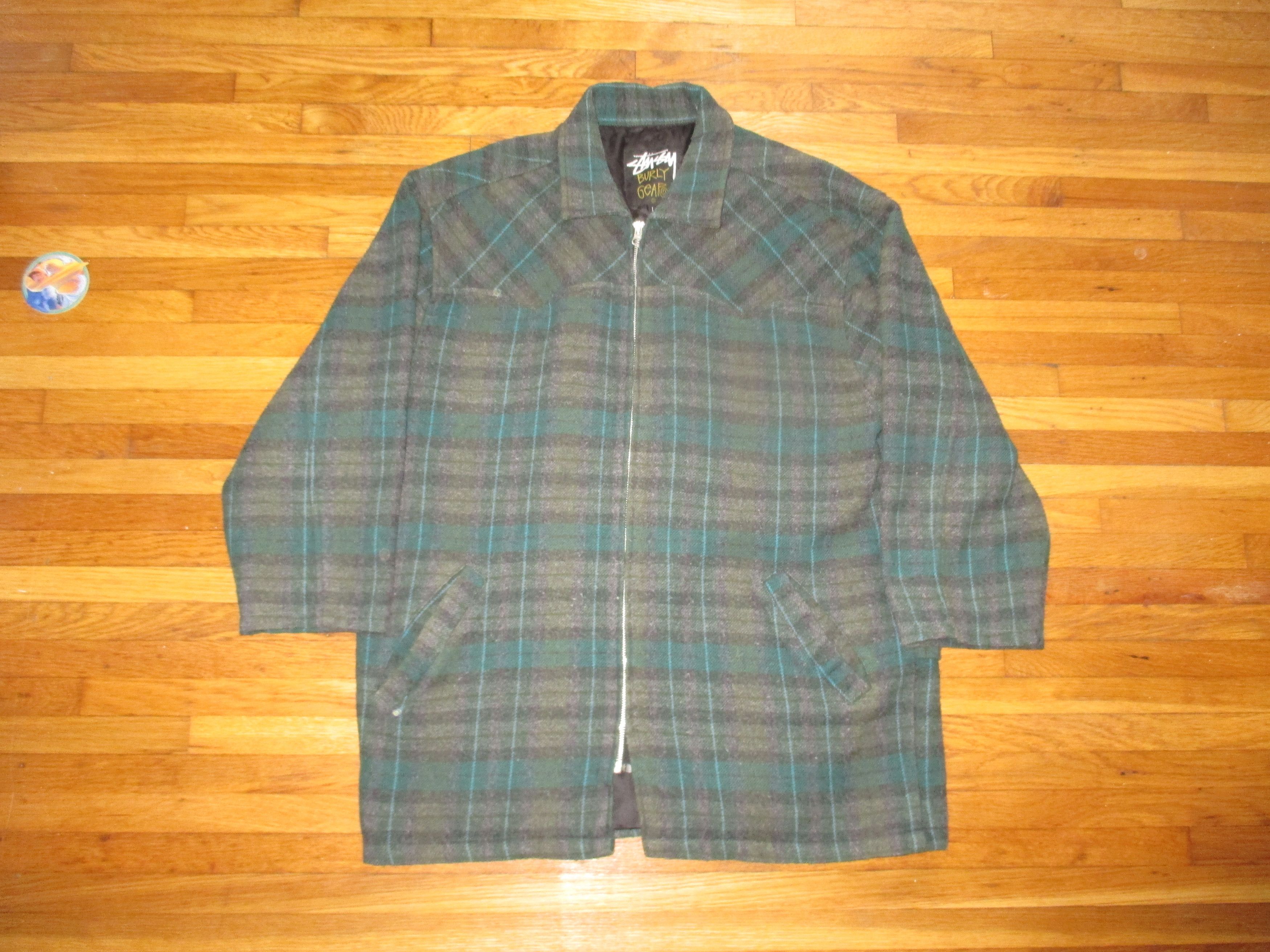 80s OLD Stussy Burly Gear チェック柄ジャケット XL 80s OLD Stussy Burly Gear チェック柄ジャケット XL - メルカリ