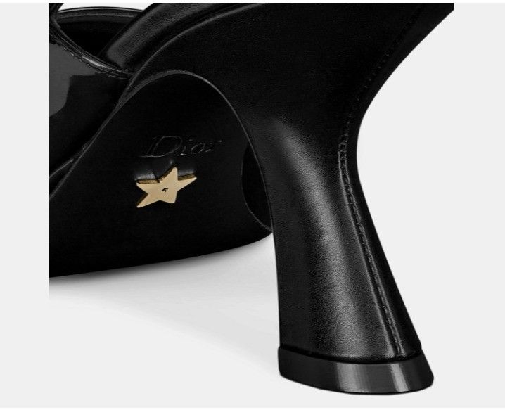 Dior o1w1db11224 Sweet-D Slingback Pumps in Black Size US 8 / IT 38 - 5 Thumbnail
