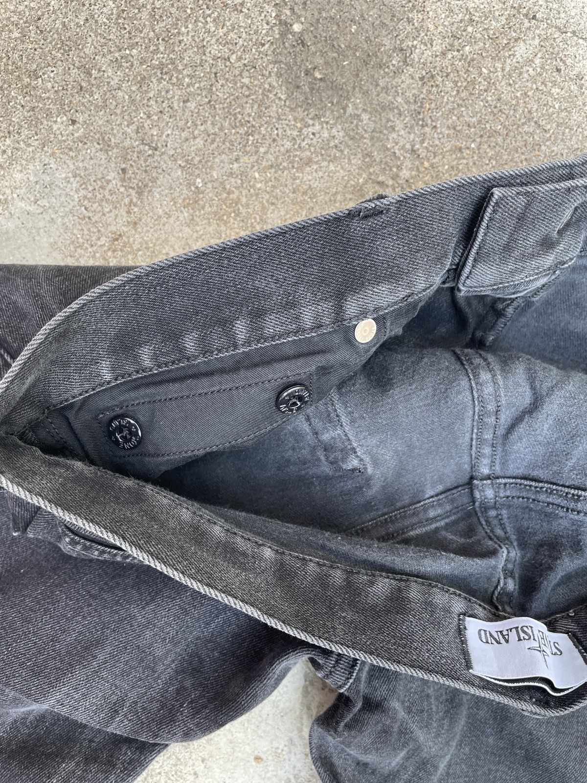 Stone Island Stone Island Faded Black Slim-Fit Denim Jeans Size US 34 / EU 50 - 8 Thumbnail