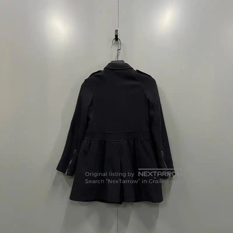 Burberry Burberry Black Cotton Mid-Length Women's Coat. Size M / US 6-8 / IT 42-44 - 2 Thumbnail