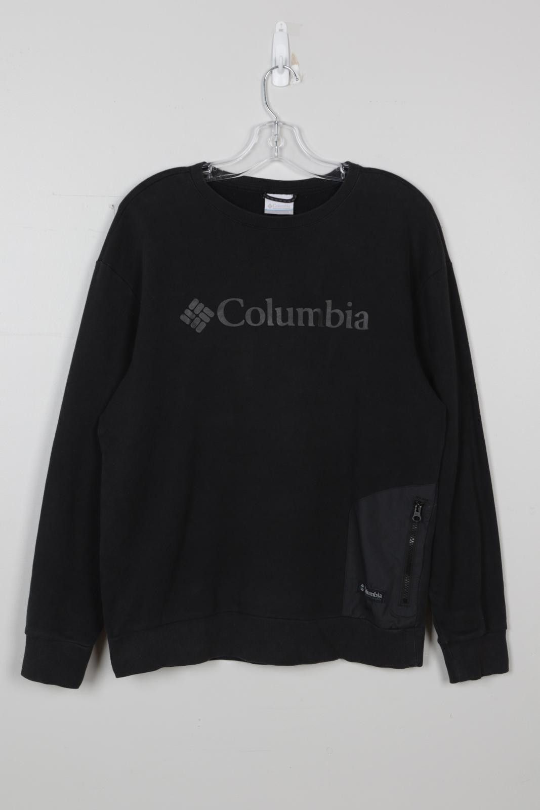 Columbia 00's Columbia Logo Pocket Crewneck Size L / US 10 / IT 46 - 1 Thumbnail
