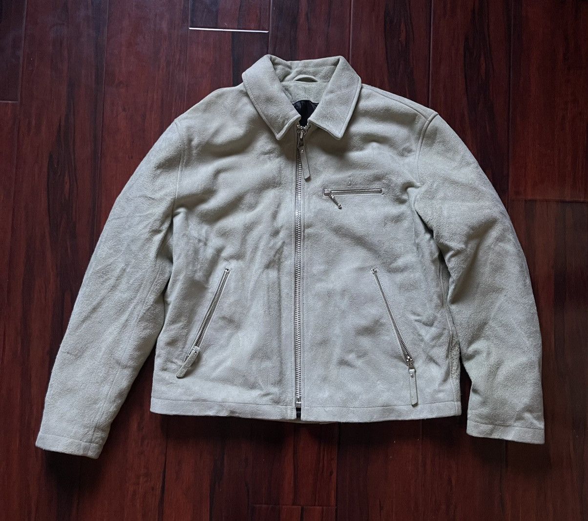 Stussy Stussy Bing Green Suede Leather Jacket BRAND NEW MSRP $475 Size US S / EU 44-46 / 1 - 1 Thumbnail