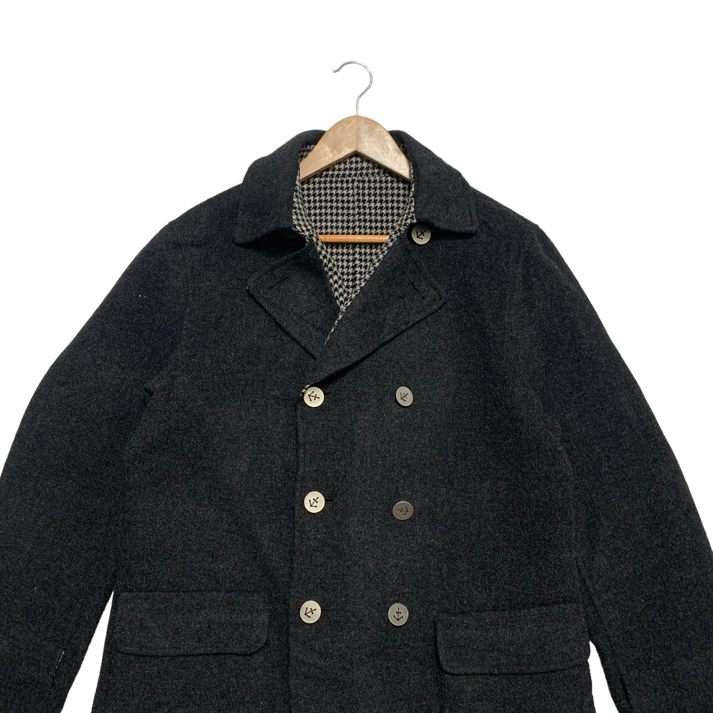 United Arrows United Arrows Tartan Reversible Double Breast Jacket Size US M / EU 48-50 / 2 - 10 Thumbnail