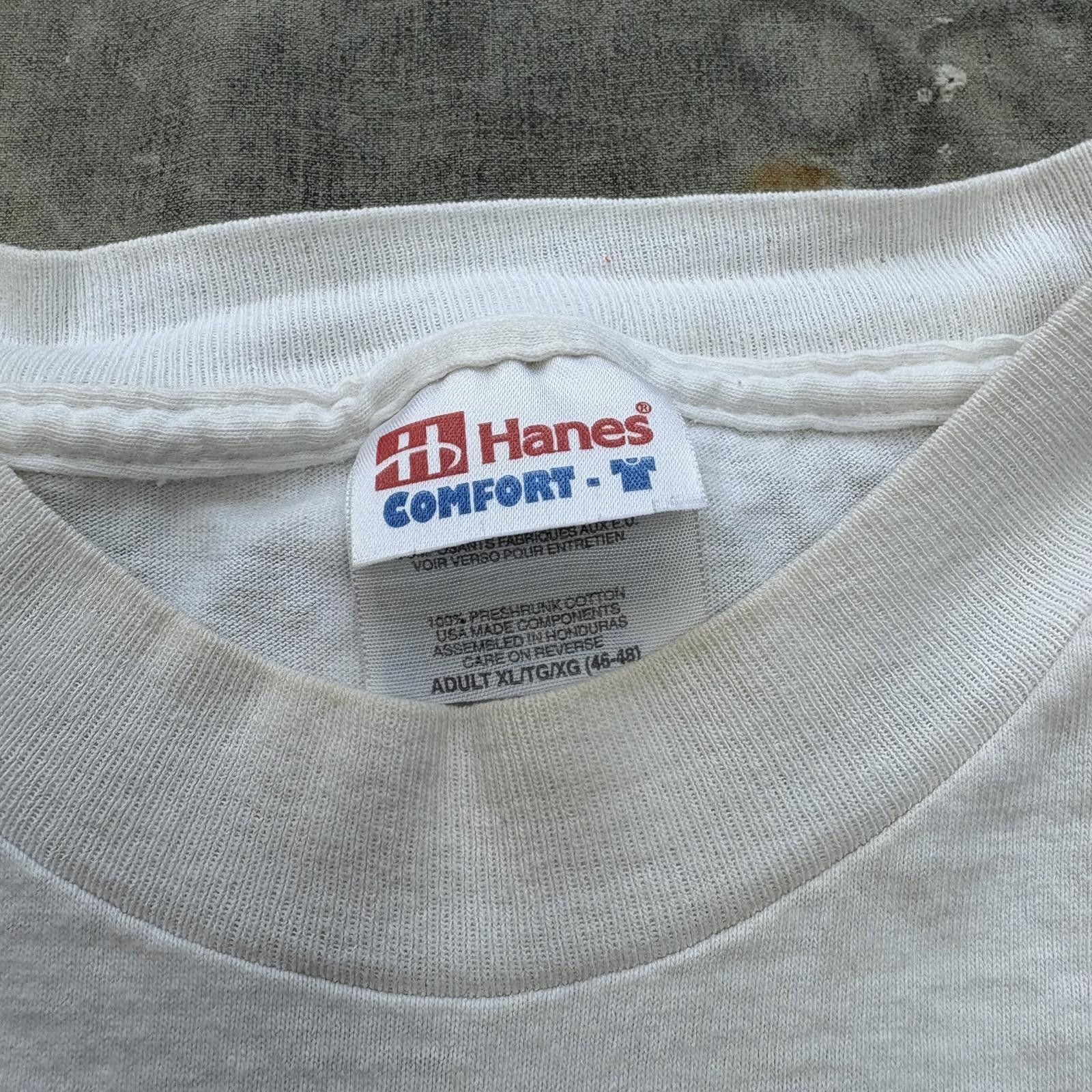 Hanes Vintage Y2K Earth Day Lion Elephant Whale Animals Shirt Size US XL / EU 56 / 4 - 3 Thumbnail
