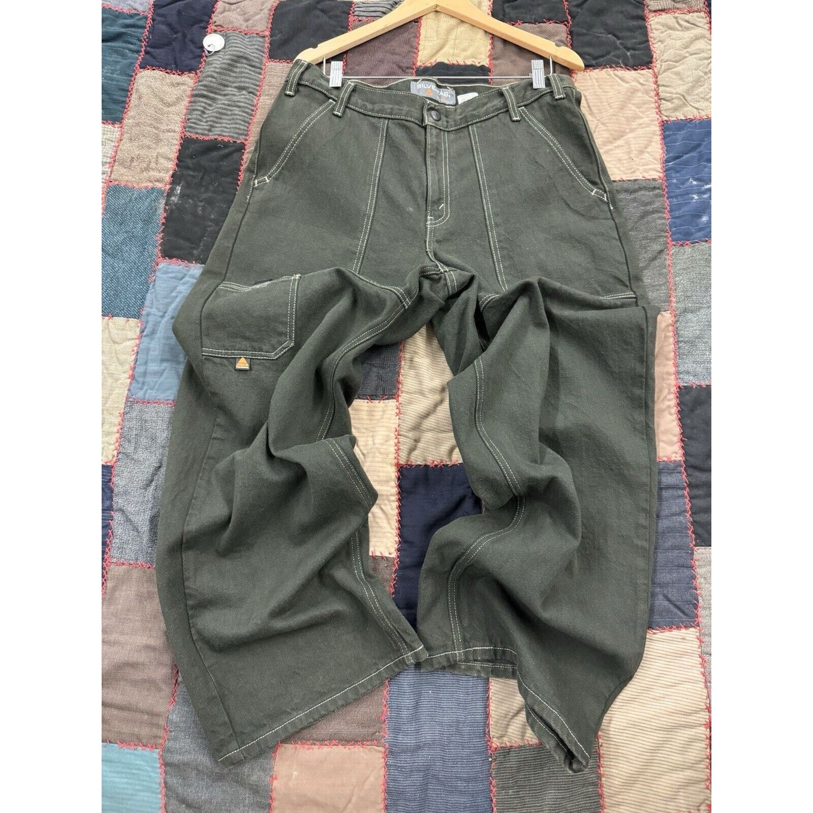 Levi's NWOT Vintage 90s Baggy Skate Levi’s Silver tab Men W33 X L31 Size US 33 - 1 Thumbnail