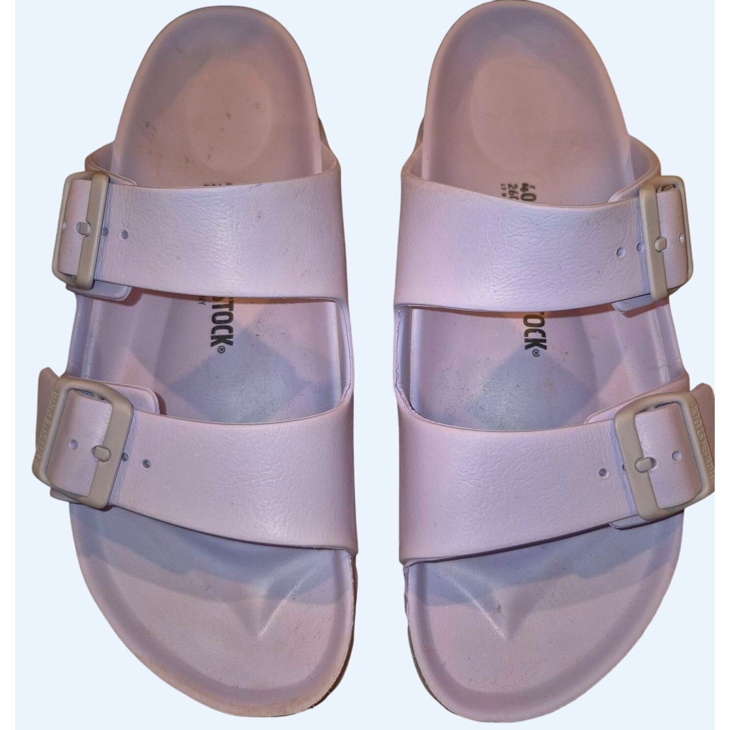 Birkenstock Birkenstock Womens Arizona EVA Sandals Light Purple Womens 9 Size US 9 / IT 39 - 2 Thumbnail